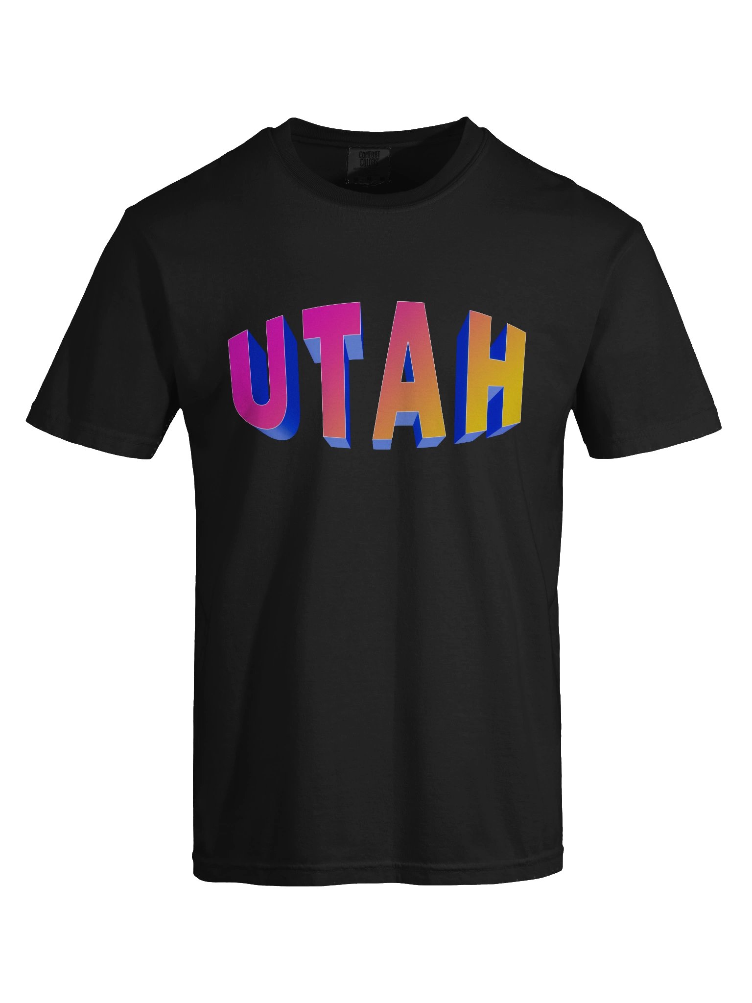 UTAH 3D gradient Tee product image (7)