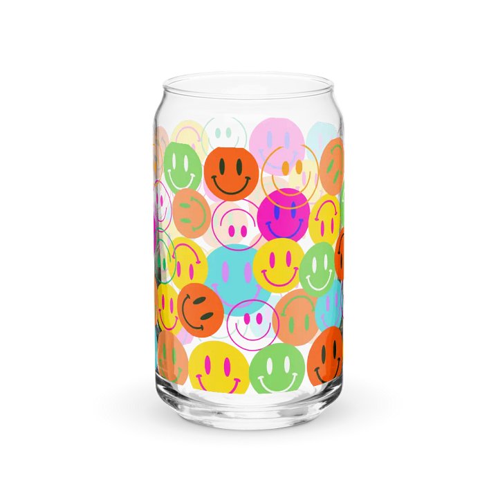 Smile emoji design - Sipper Glass product image (2)