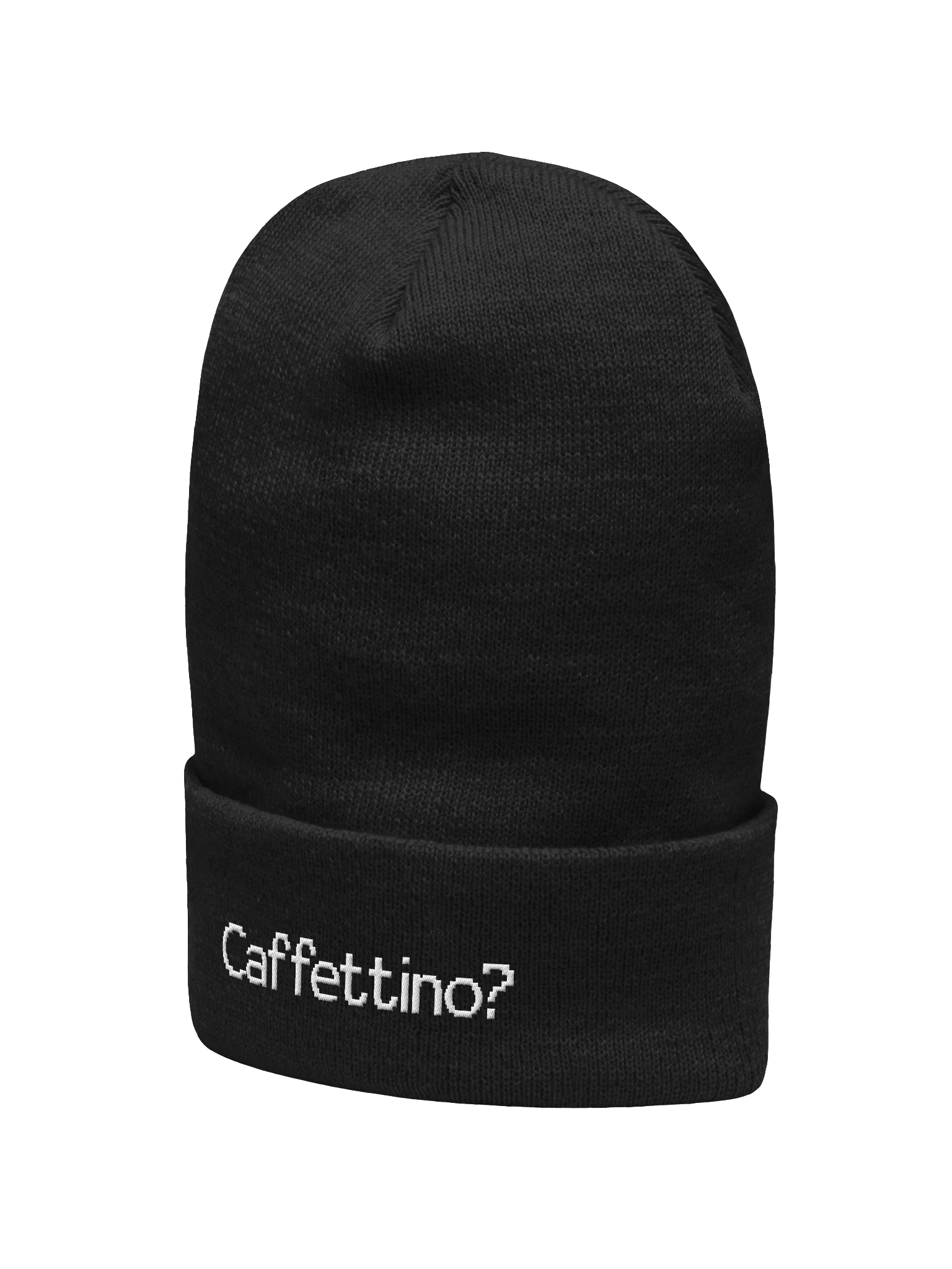 Cappello Beanie Nero “Caffettino?” product image (3)
