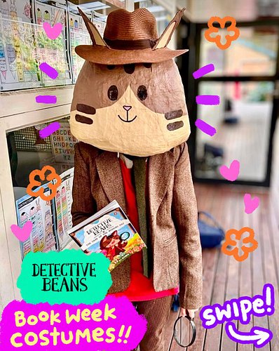 Here are some of my favourite Detective Beans costumes from Book Week this year! Big thanks to the grown ups who helped dress...