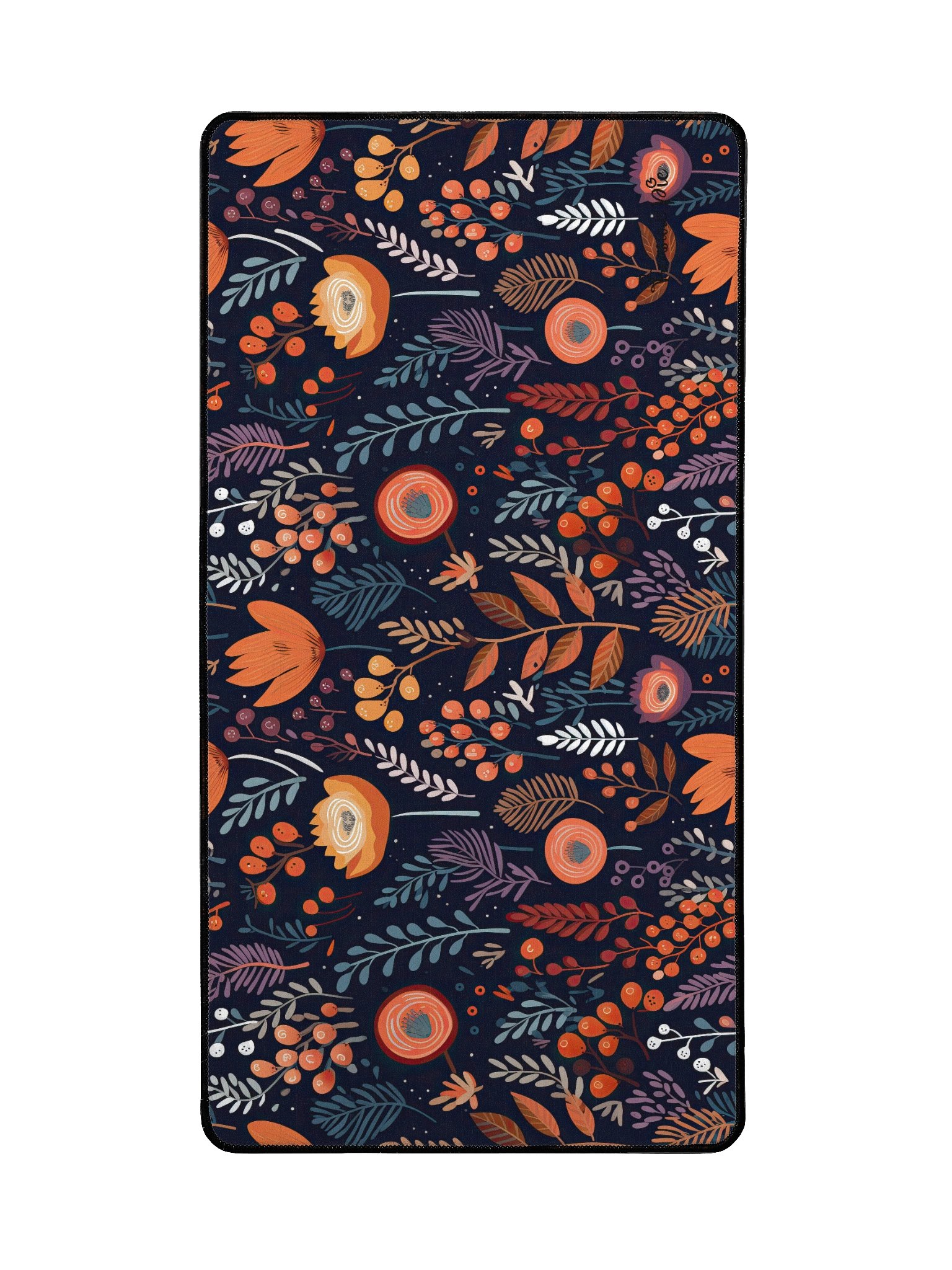 Dark Floral Pattern Desk Mat by Treasure Pie product image (2)