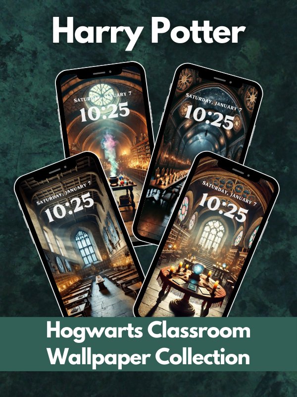 Magical Classrooms Phone Wallpaper 4K Quality Bundle for Android and IOS product image (1)