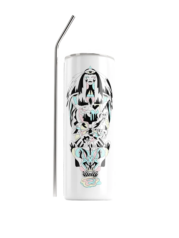 Stainless Steel Tumbler Travel Mug: Goddess of Balance product image (1)