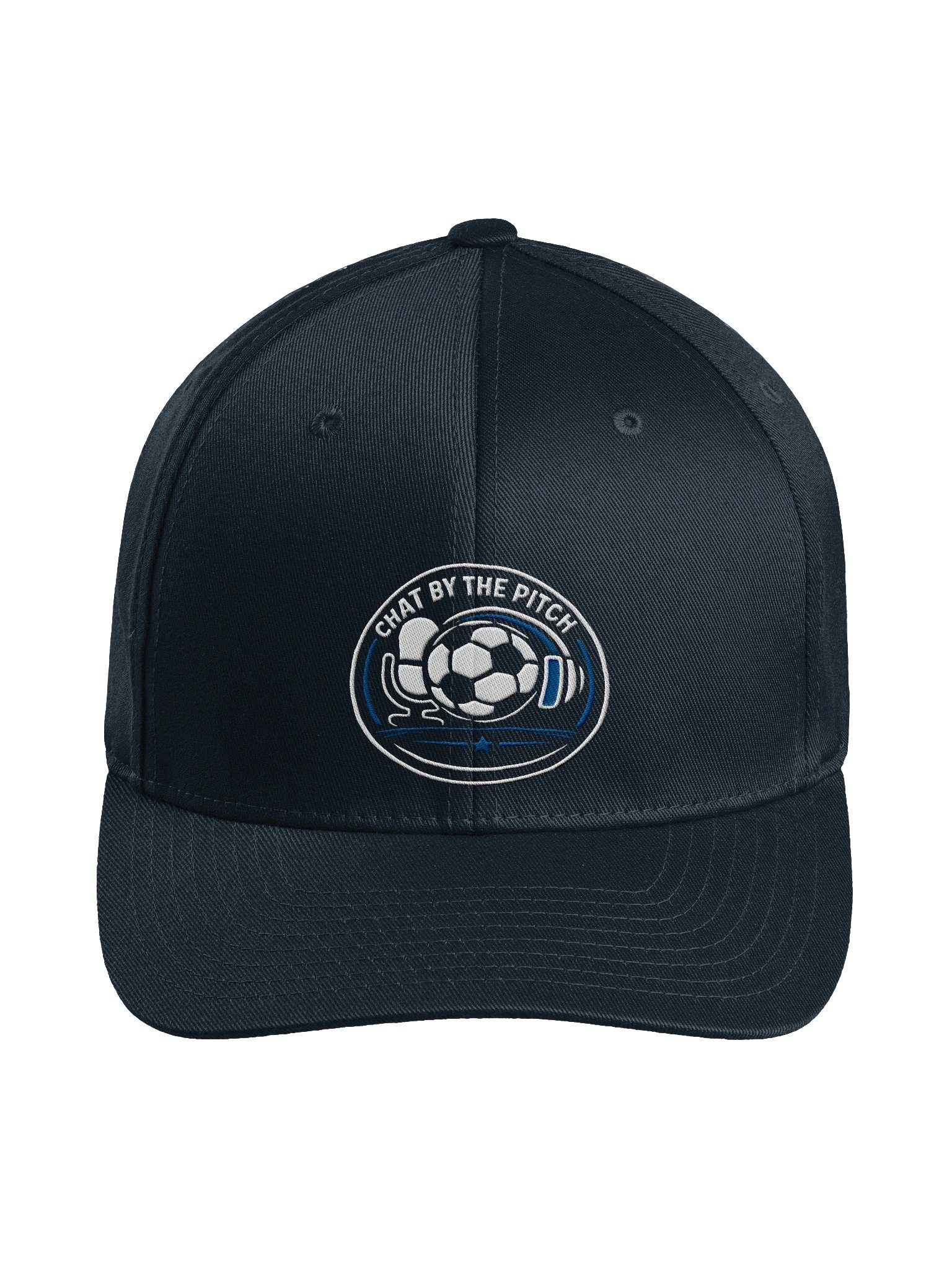 Round Chat By The Pitch™ Structured Flexfit Cap product image (1)