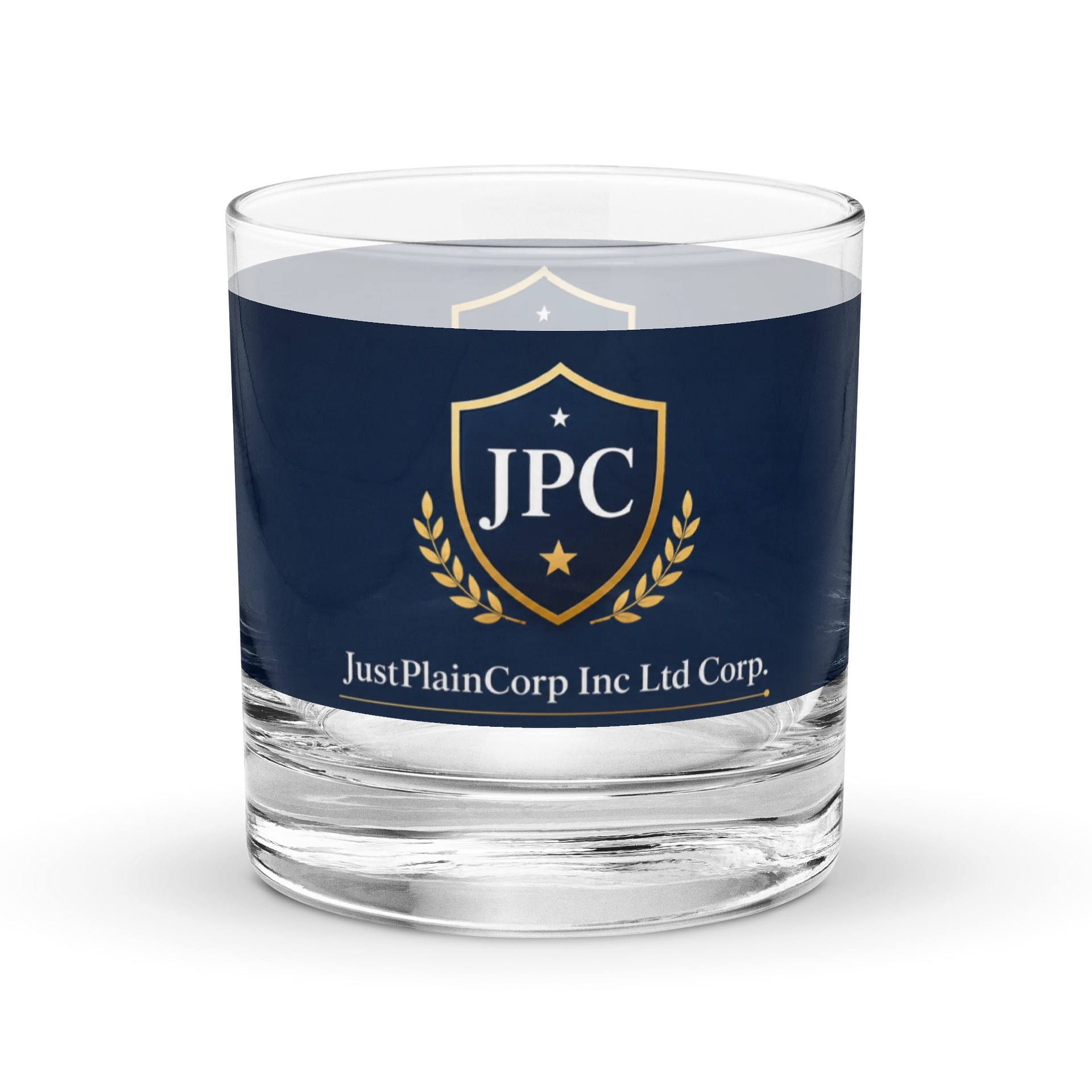 JPC Shield Logo Rocks Glass product image (5)