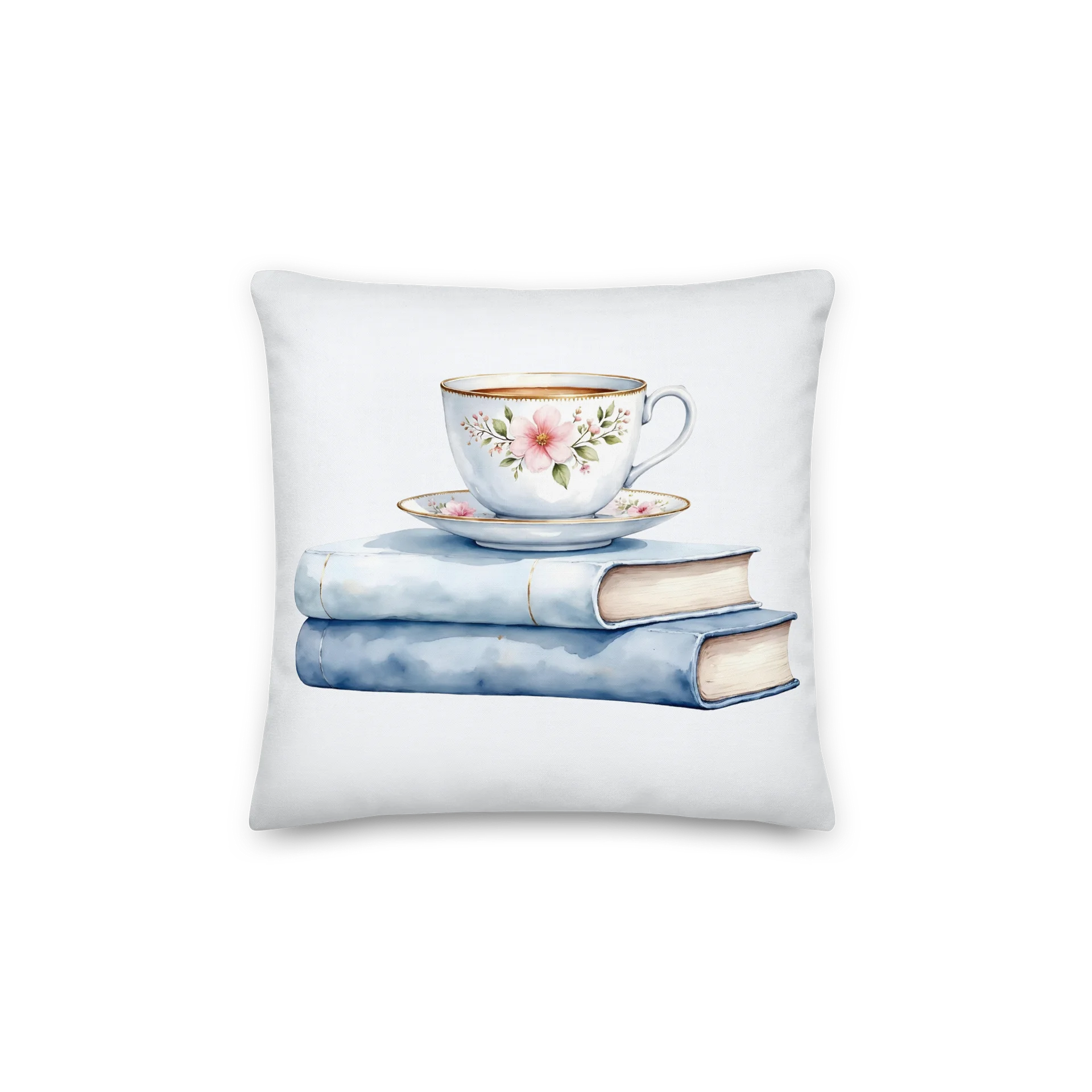 One More Chapter by the Fire — Two-Sided Winter Pillow product image (1)