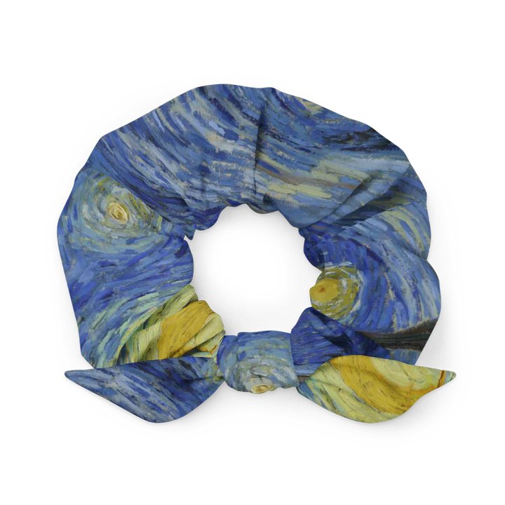 Starry Night Fine Art Scrunchie with Bow product image (1)