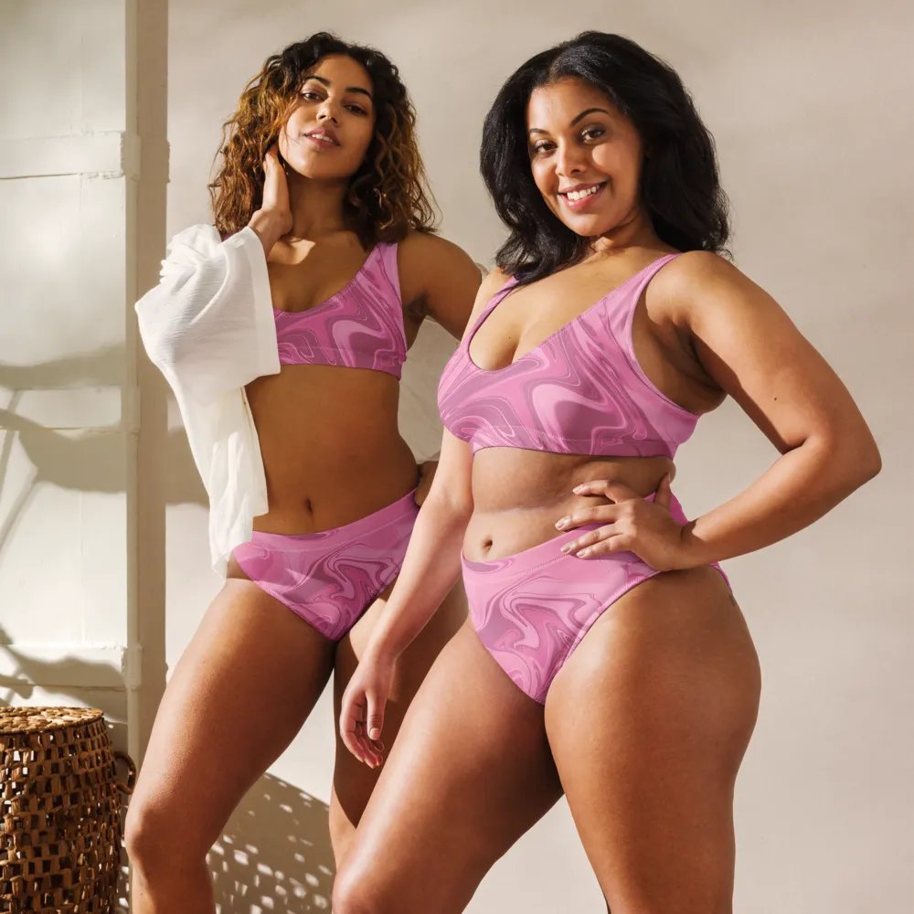 Cute Swirl Recycled High Waisted Bikini product image (2)