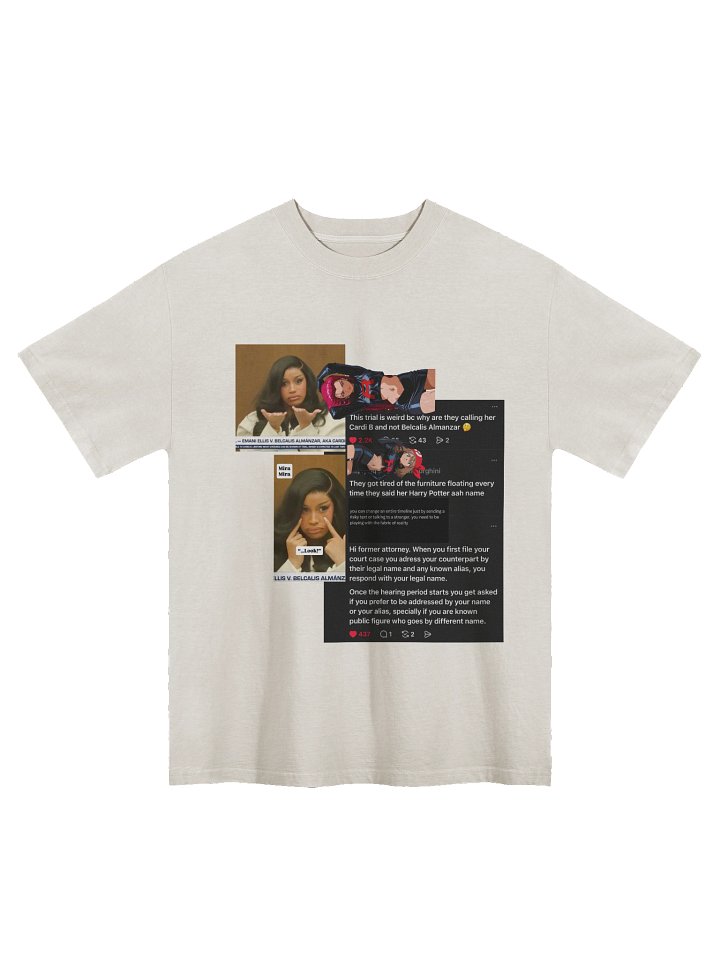 cardi b court case trial meme product image (1)