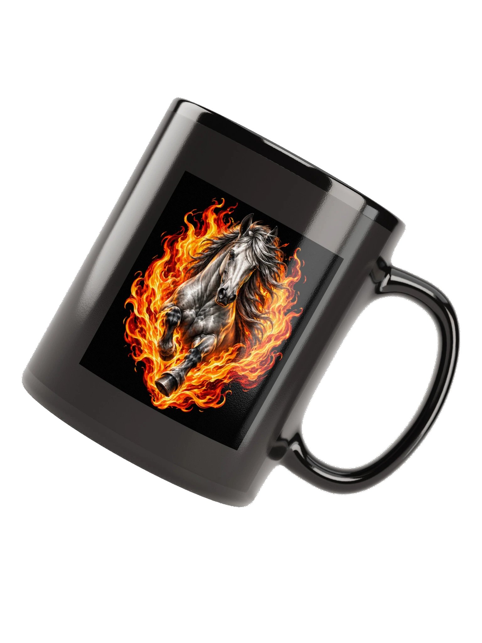 Journey to Uz Black Horse Mug product image (6)