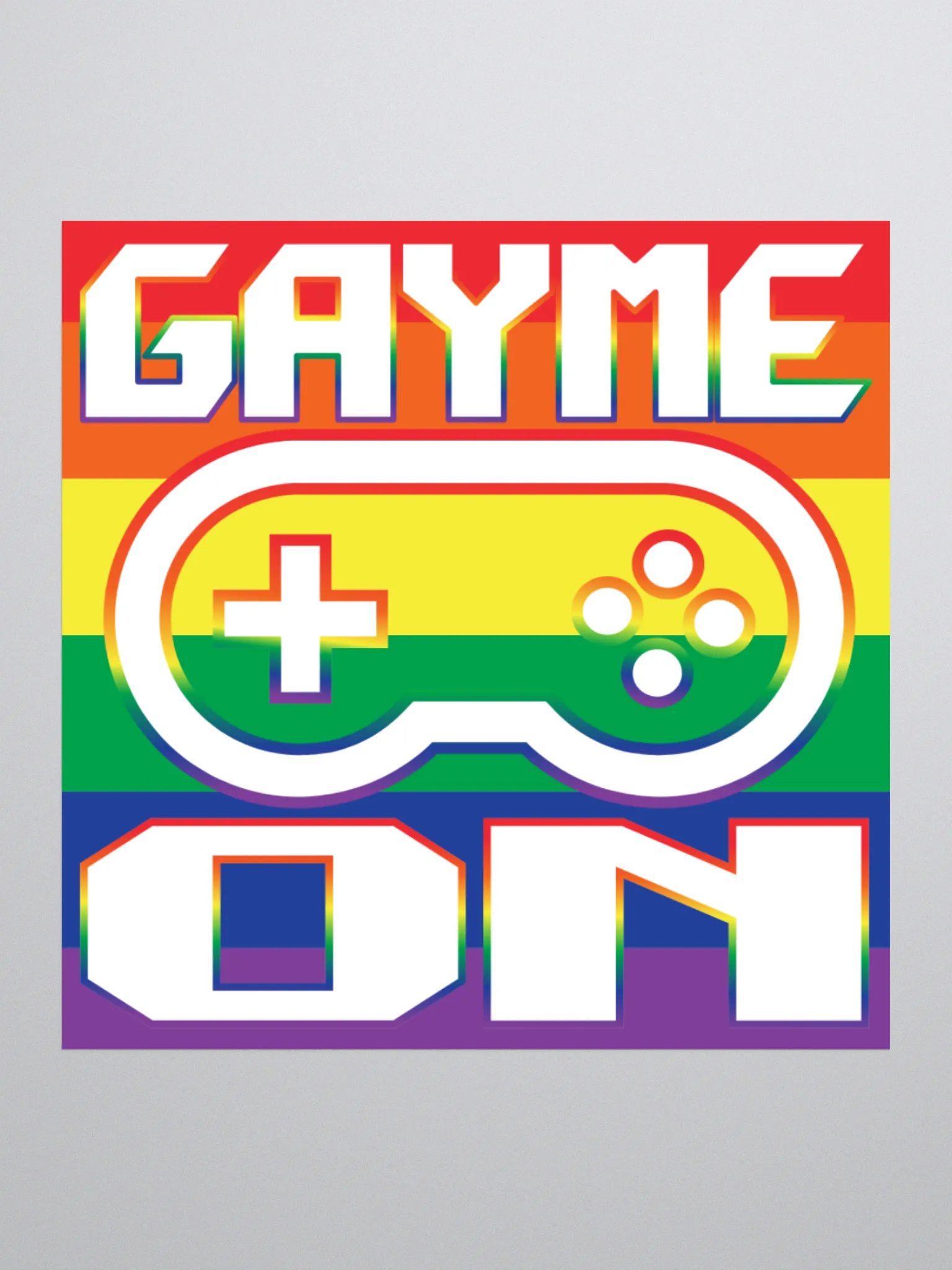 Gayme On! sticker product image (3)