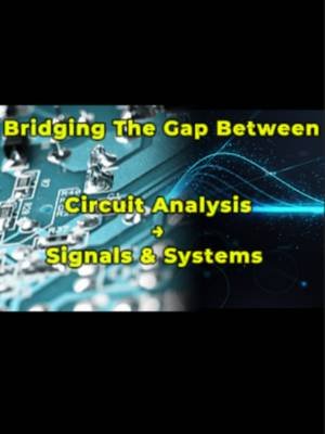 Bridging the Gap: Circuit Analysis to Signals & Systems This video bridges the gap between Circuit Analysis and Signals & Systems by showing how the concepts learned in both subjects connect through a simple RC low-pass filter. Beginning in the time domain, the capacitor voltage is derived and used to determine the circuit's impulse response. Using the impulse response, the output for the input x(t)=cos(t)u(t) is computed in two different ways: first using the convolution integral, and then using the Eigenfunction Theorem. The comparison highlights how frequency-domain methods can greatly simplify the analysis of continuous sinusoidal inputs. The video concludes by discussing the strengths and limitations of each approach. While the Eigenfunction Theorem replaces convolution with simple multiplication, it cannot capture the transient response for arbitrary inputs. This naturally motivates the introduction of the Laplace Transform, which provides a powerful framework for analyzing both transient and steady-state behavior with significantly simpler computations. Perfect for students studying Circuit Analysis, Signals and Systems, RC circuits, impulse response, convolution, Eigenfunction Theorem, and the transition to Laplace Transforms. Check out my other videos: https://www.youtube.com/watch?v=XDN5RjCW-lQ Check out my full playlist on Signals and Systems: https://www.youtube.com/playlist?list=PLBbMkHgmCUDObVFM8S10v32rKSa5woqXk    Check out the webpage: https://professorgovalla.com/ Follow me on:  YouTube: https://www.youtube.com/@ProfessorGovalla Instagram: www.instagram.com/professorgovalla TikTok: www.tiktok.com/@professorgovalla