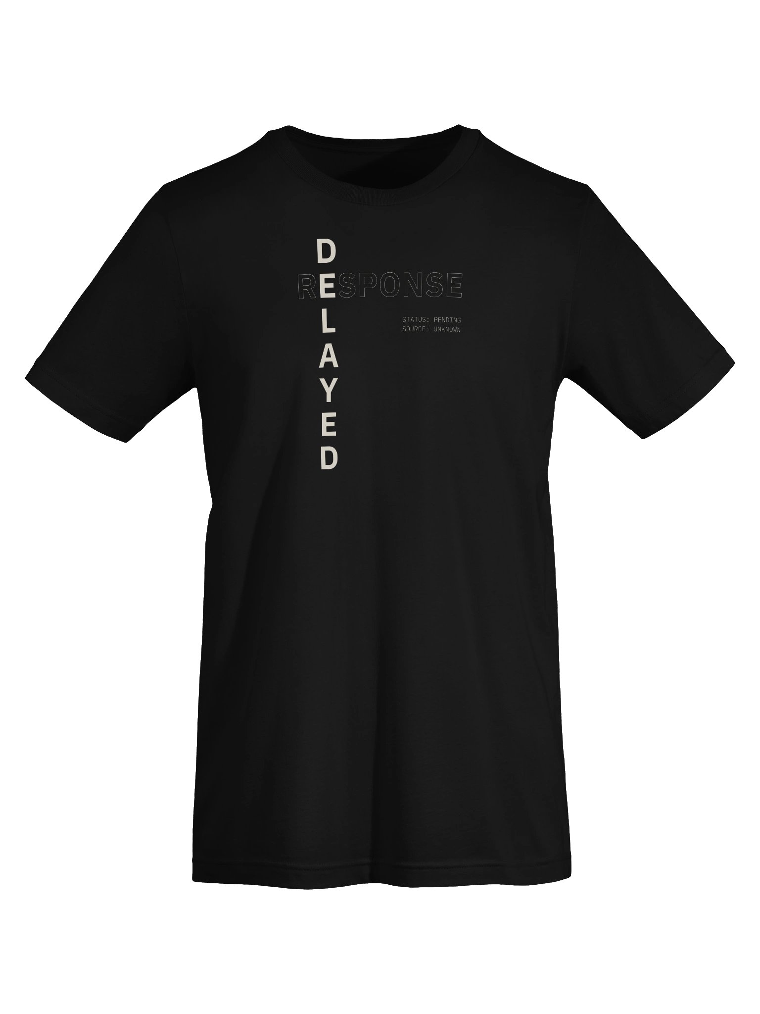 Delayed Response Minimalist T-shirt product image (18)
