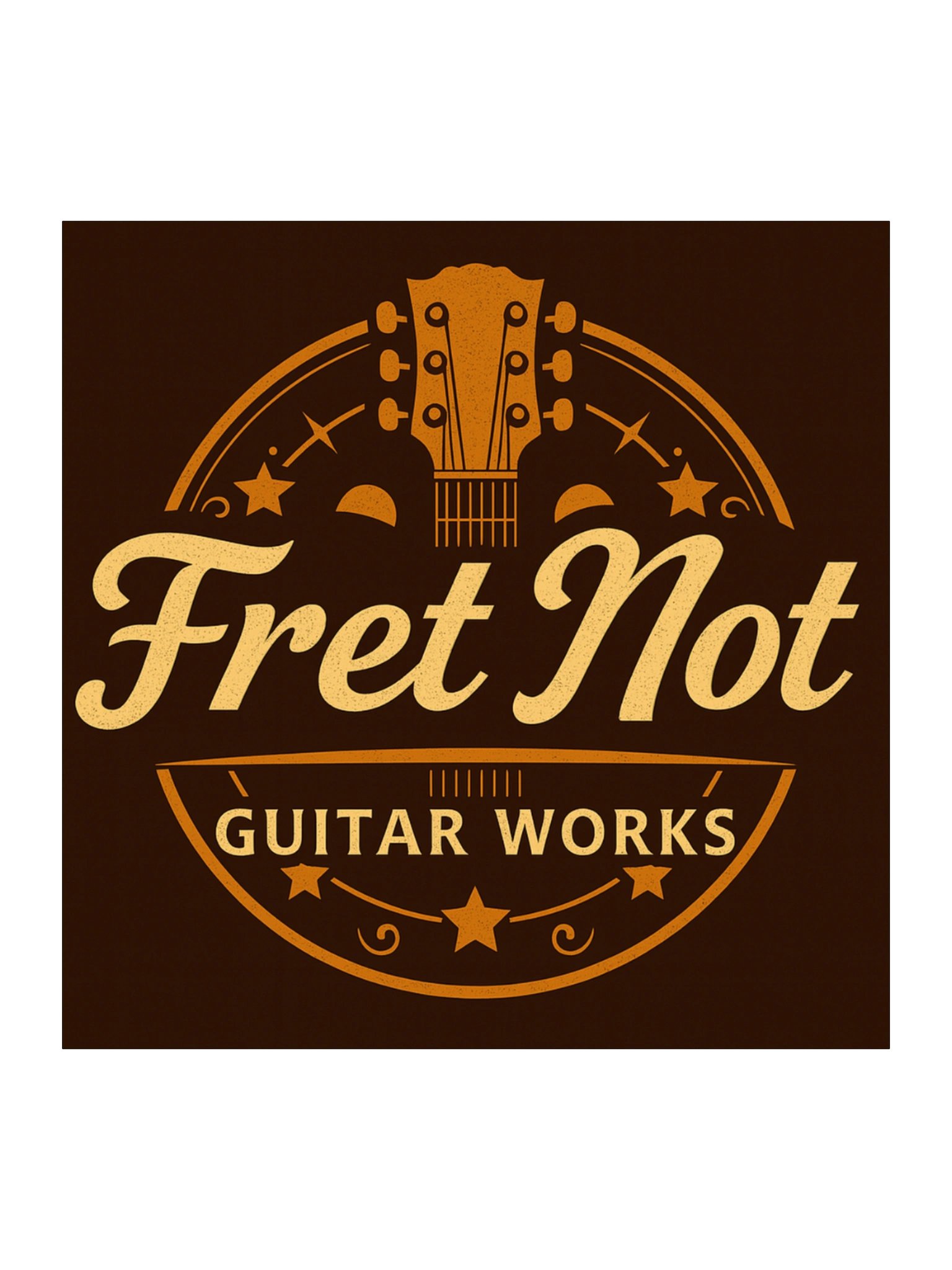 Fret Not Guitar Works Sticker product image (2)