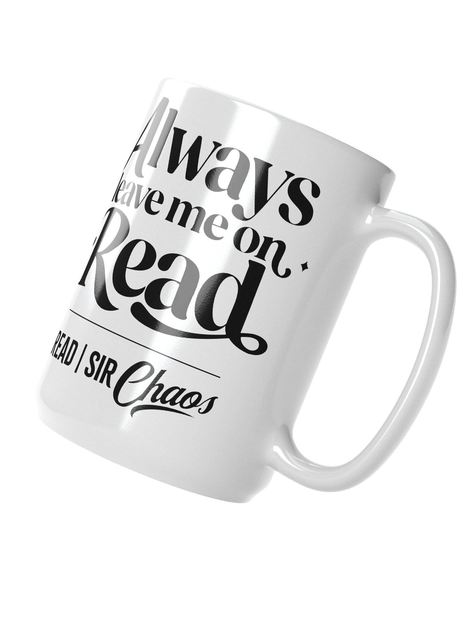 Leave Me on Read White Mug product image (5)