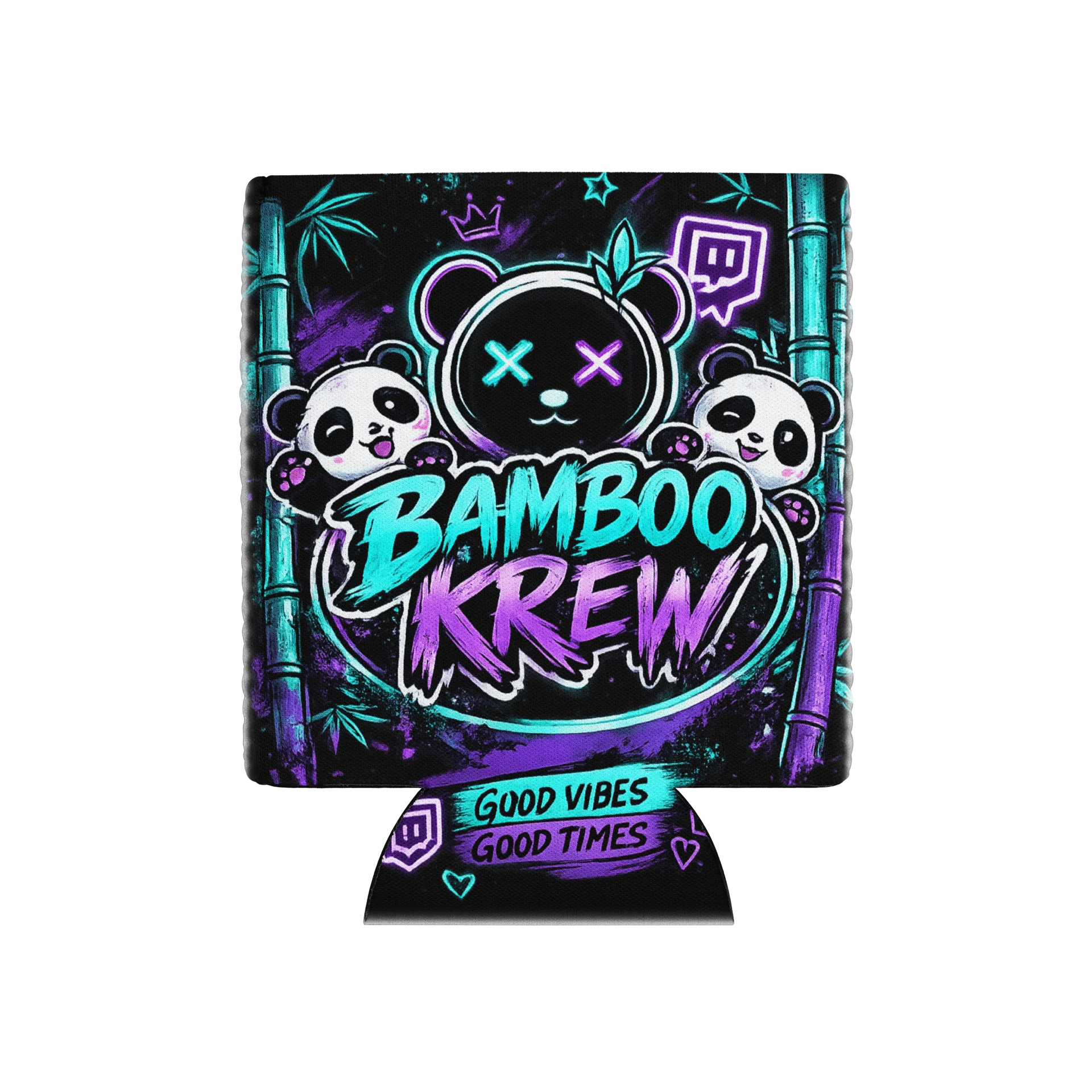 Bamboo Krew Neon Panda Can Cooler product image (19)