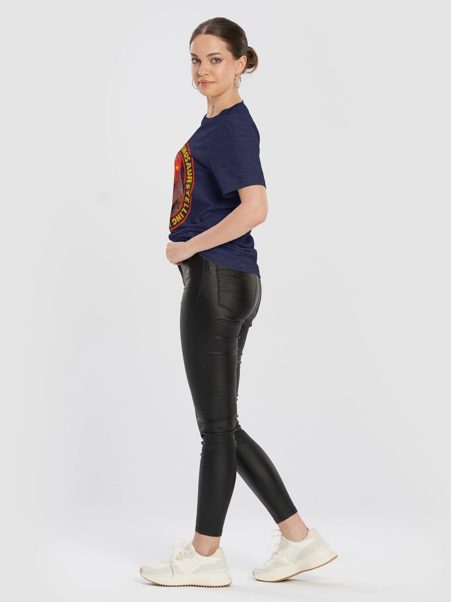 Yelling In Dinosaur Coloured T-Shirt product image (40)