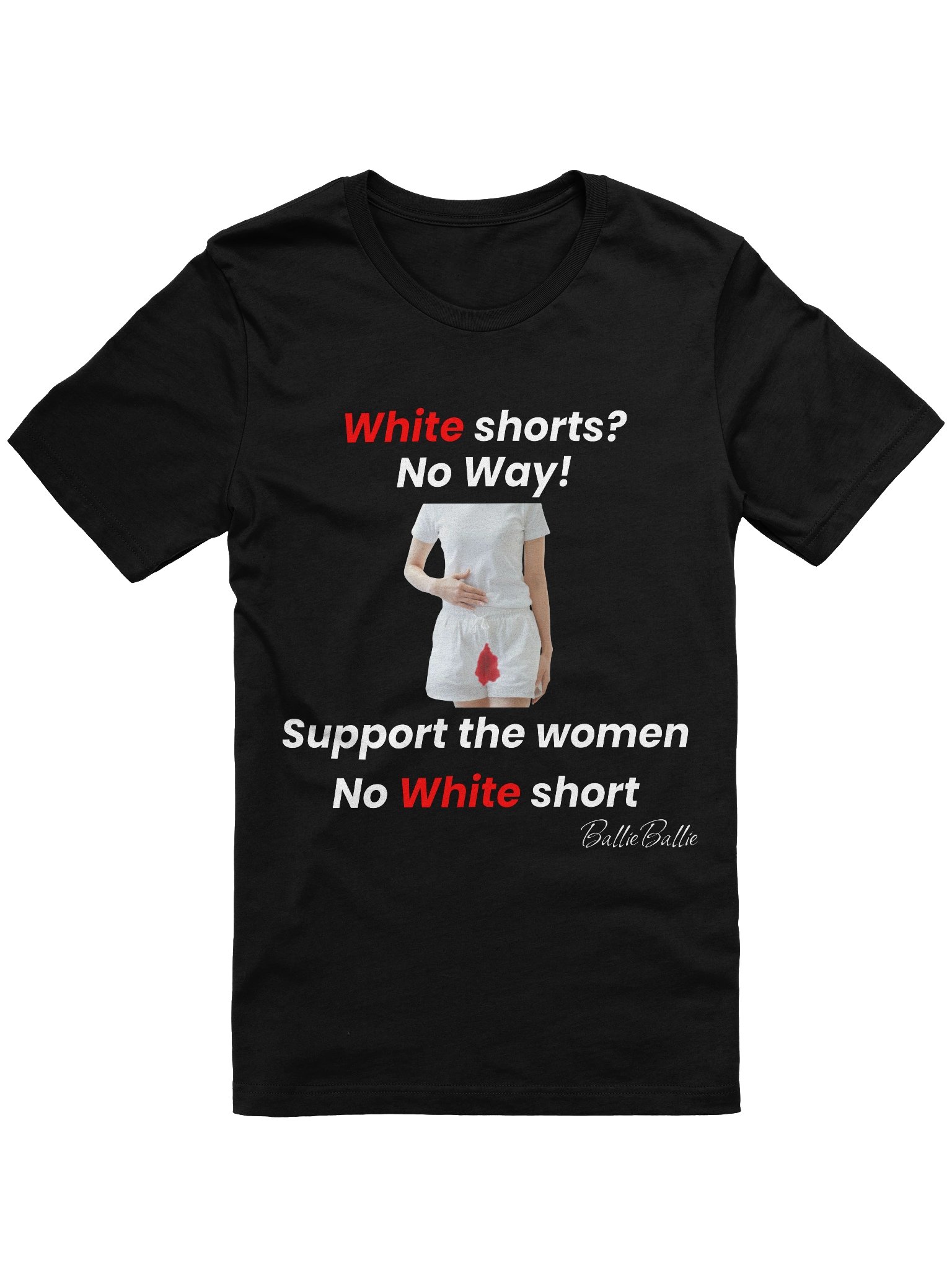 White short? No Way! Support the women No white short product image (1)