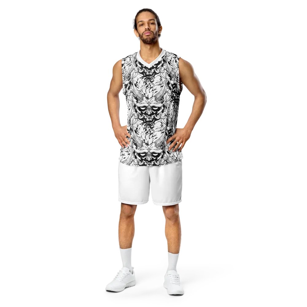 [ ONIFACE ] WHITE /BLACK Basketball Jersey // SYN product image (7)