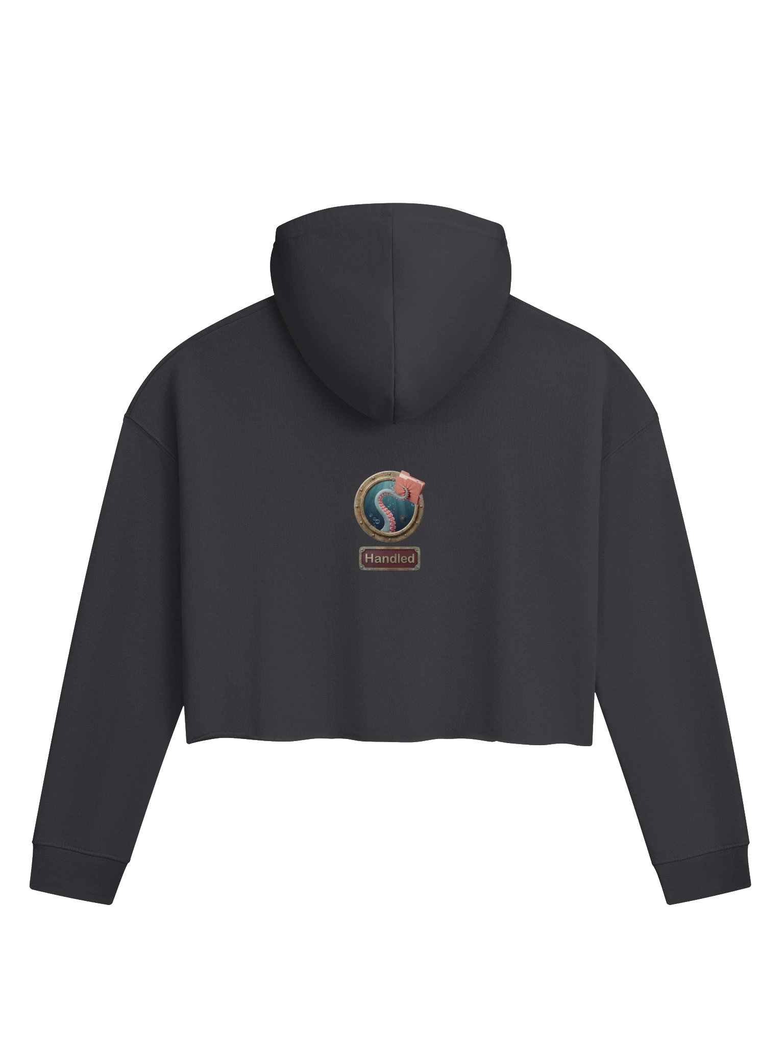Handled lightweight cropped hoodie product image (2)