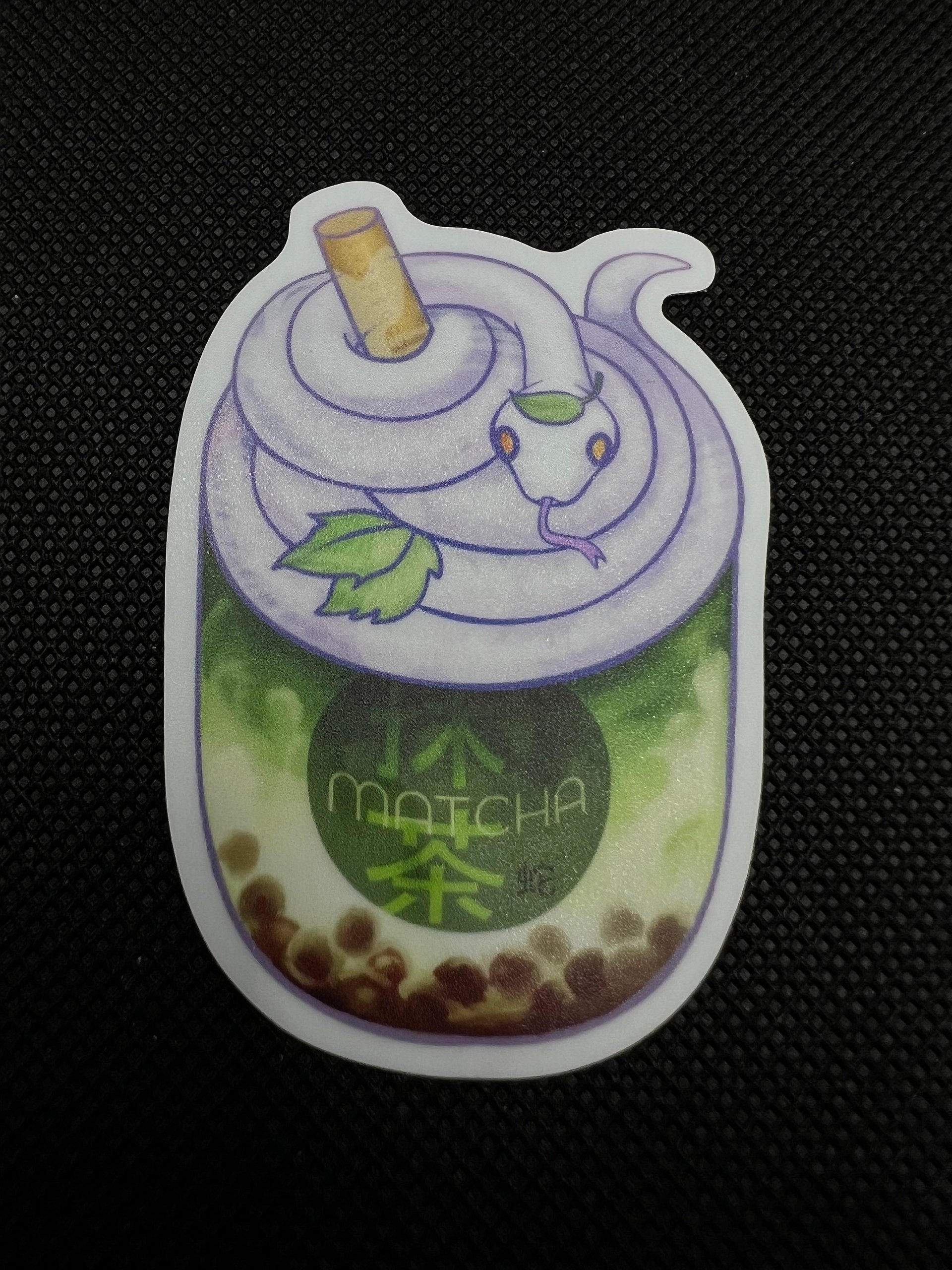 Zodiac Drinks - Matcha Snake Green Tea - Sticker product image (1)