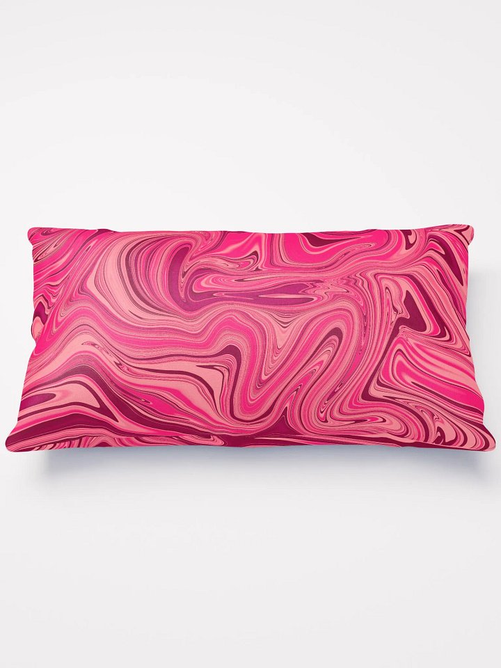 Basic Pillow - Shades of Magenta Pink Digital Fluid Art product image (1)