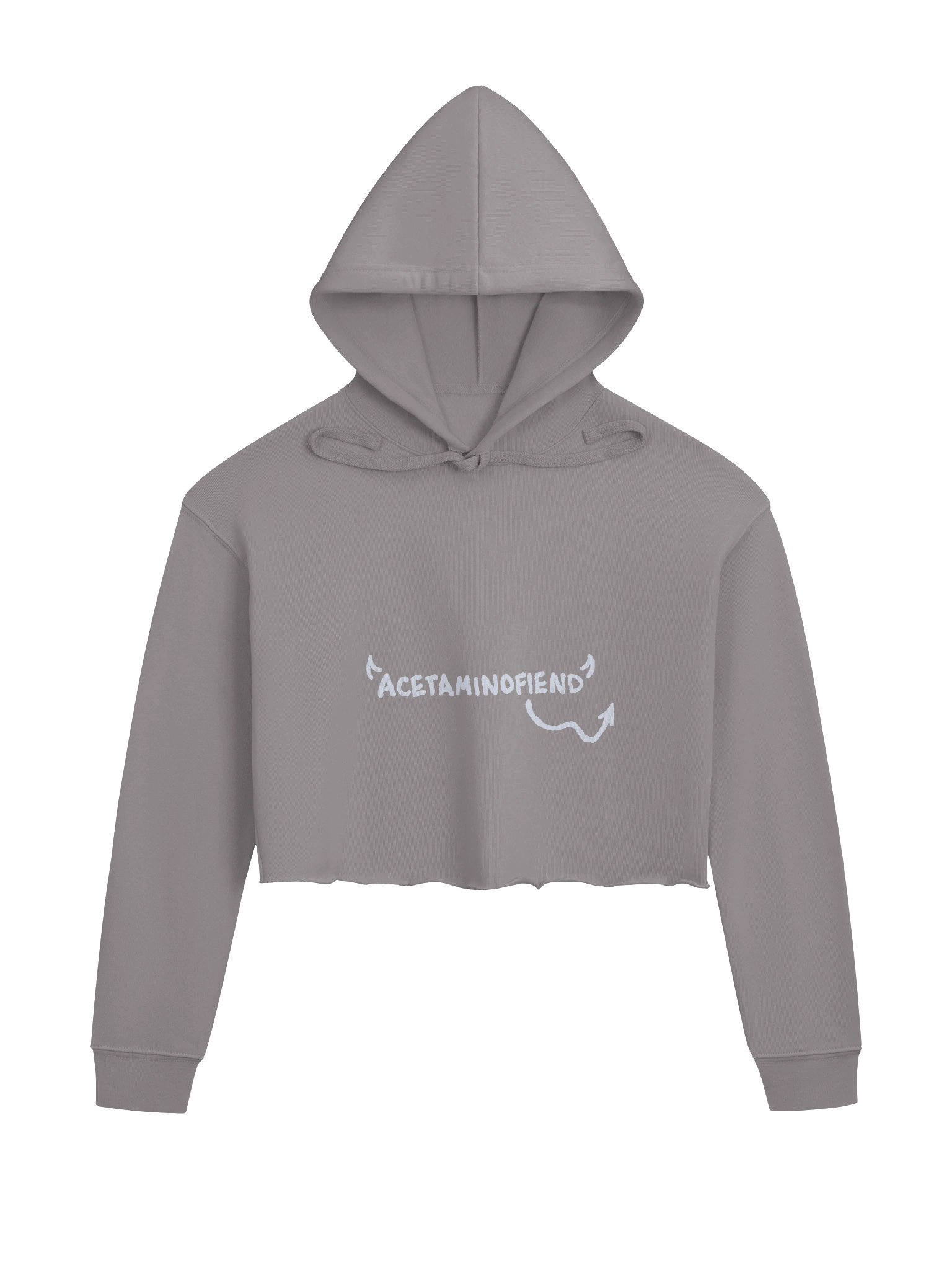 ACETAMINOFIEND duotone dove cropped hoodie product image (1)
