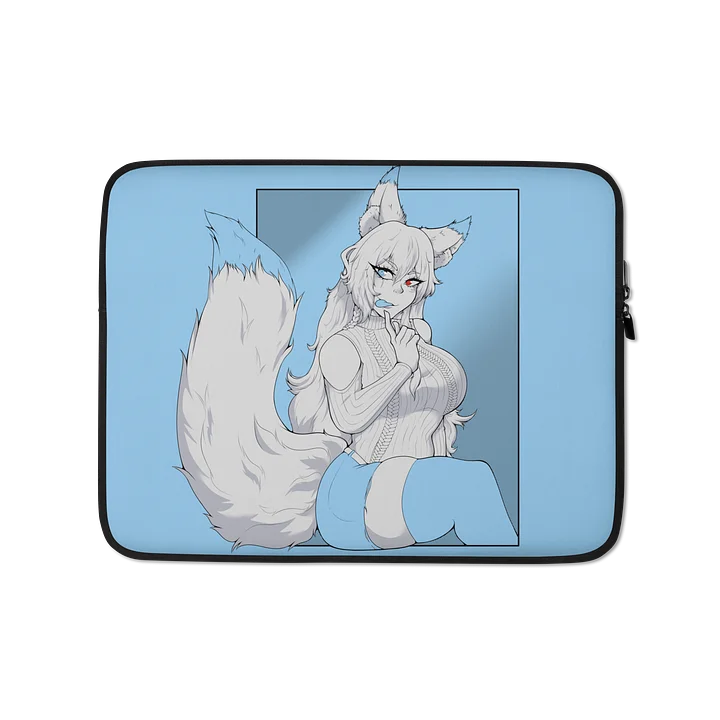 Light Blue Waifu Laptop Sleeve product image (1)