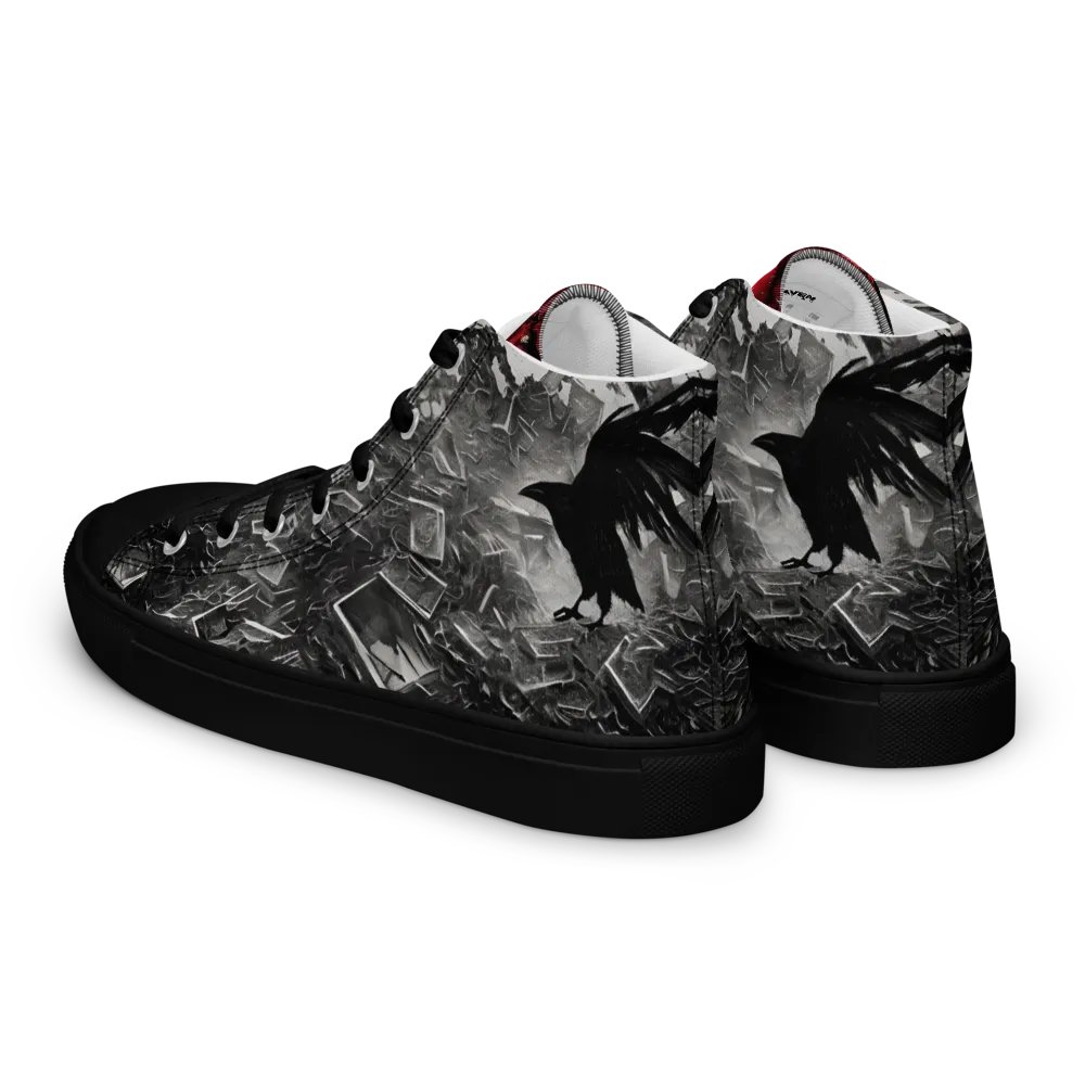 Raven Fiction Women's High Top Canvas Shoes product image (6)