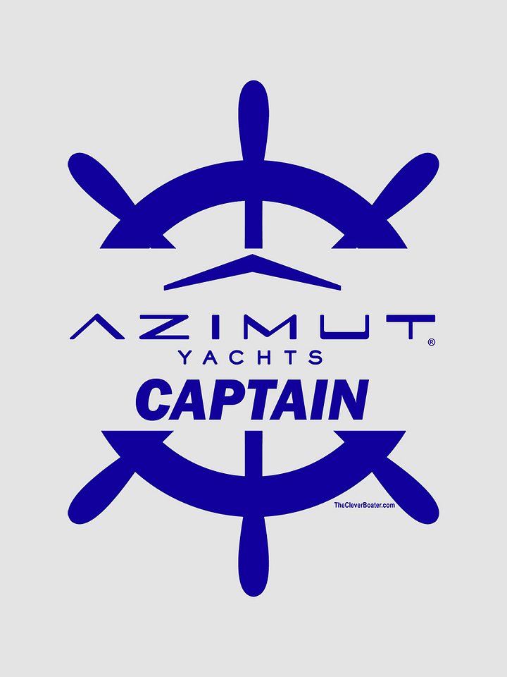 Azimut Yachts - T-Shirt - Light Shirt w/Blue Logo product image (2)