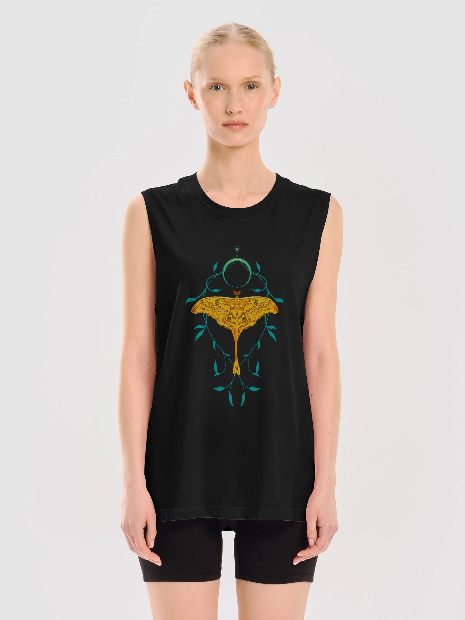 Celestial Moth Emblem Muscle Tank product image (5)