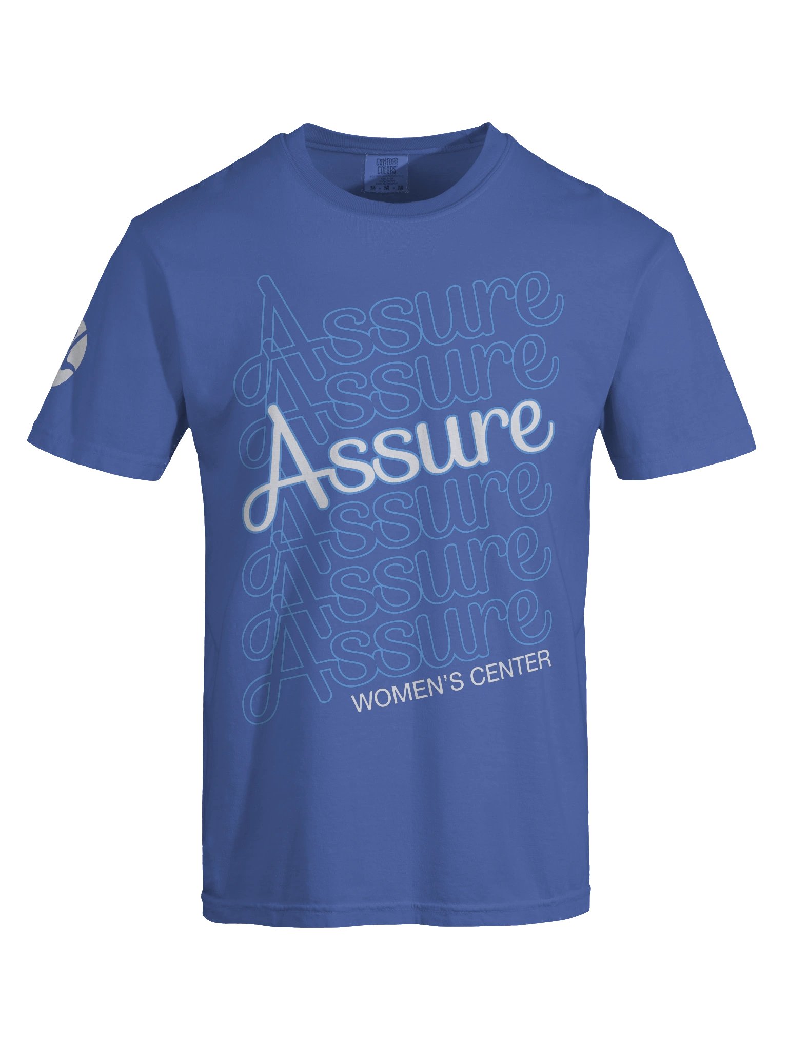 Assure Blue Retro Tee product image (5)