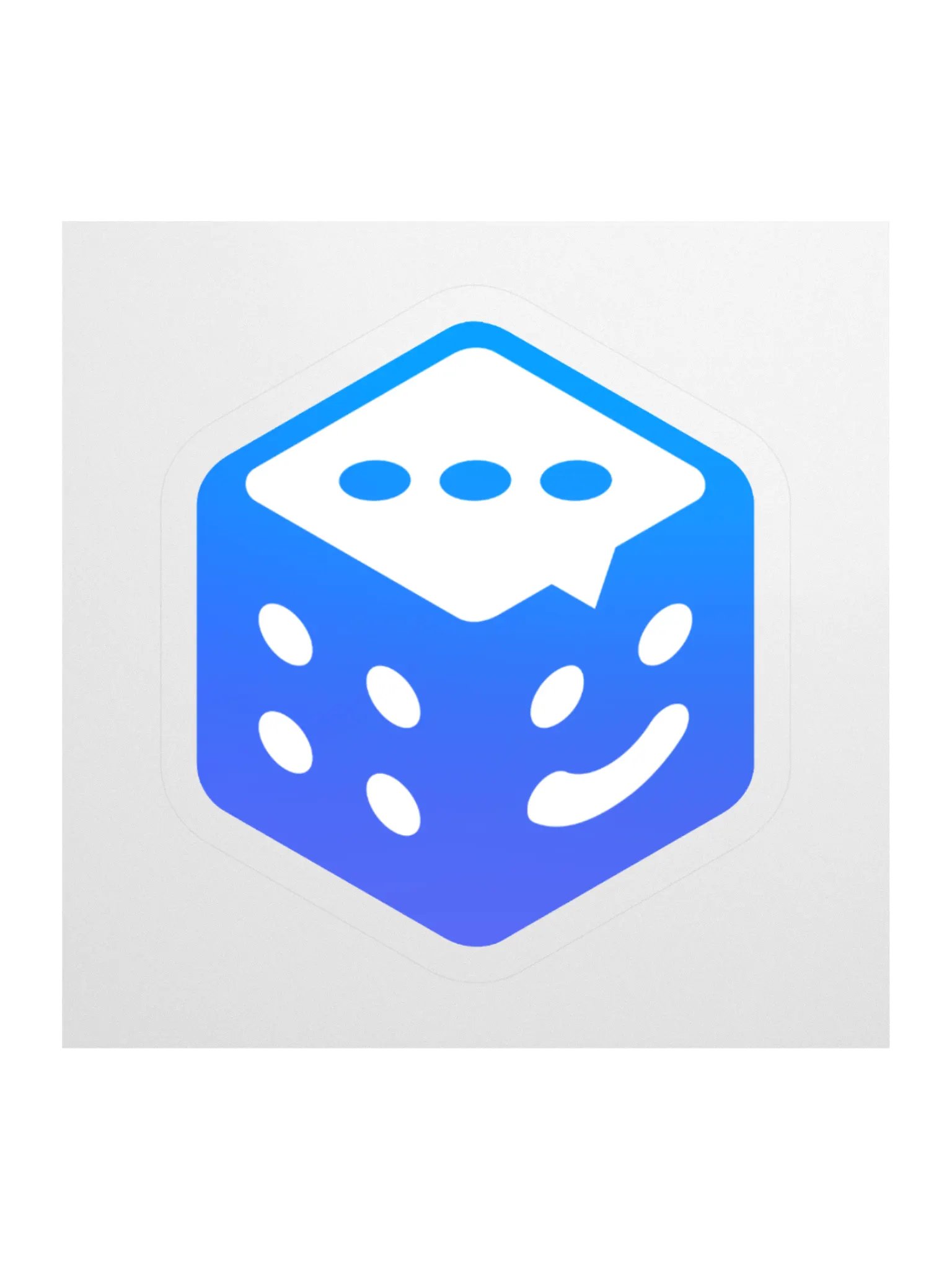 Plato Cube Sticker product image (1)