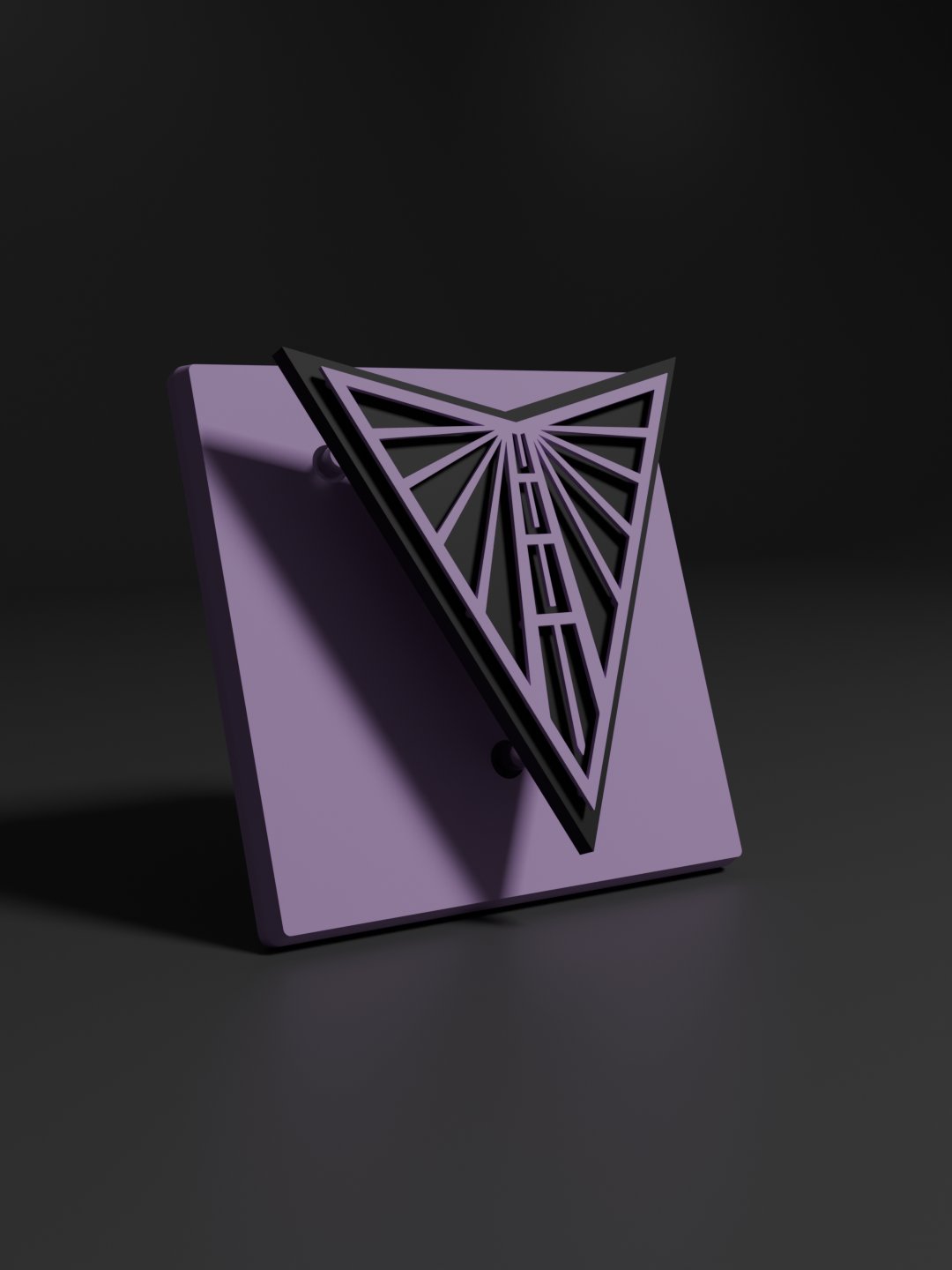 Golden State Valkyries 3D Printed Floating Logo Sign (Digital File Only) product image (2)