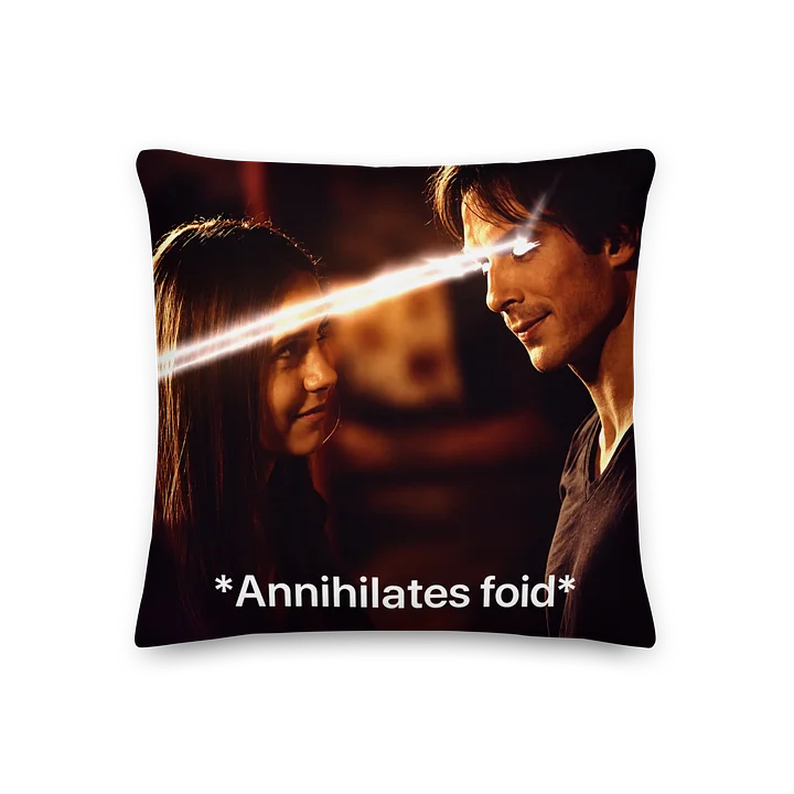 Annihilates foid meme pillow product image (1)