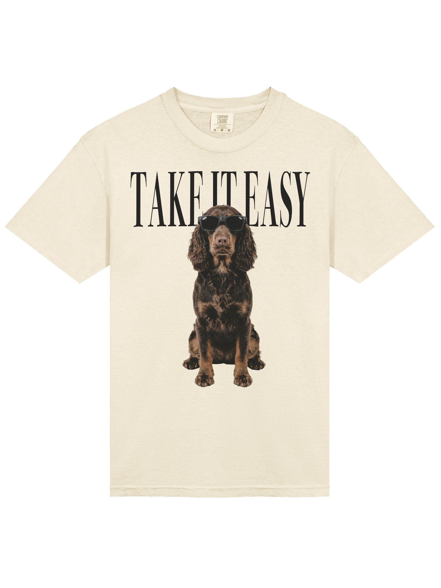 Take It Easy '90s Pop Vintage-Style T-Shirt for Working Cocker Spaniel(Liver & Tan) Owners product image (6)