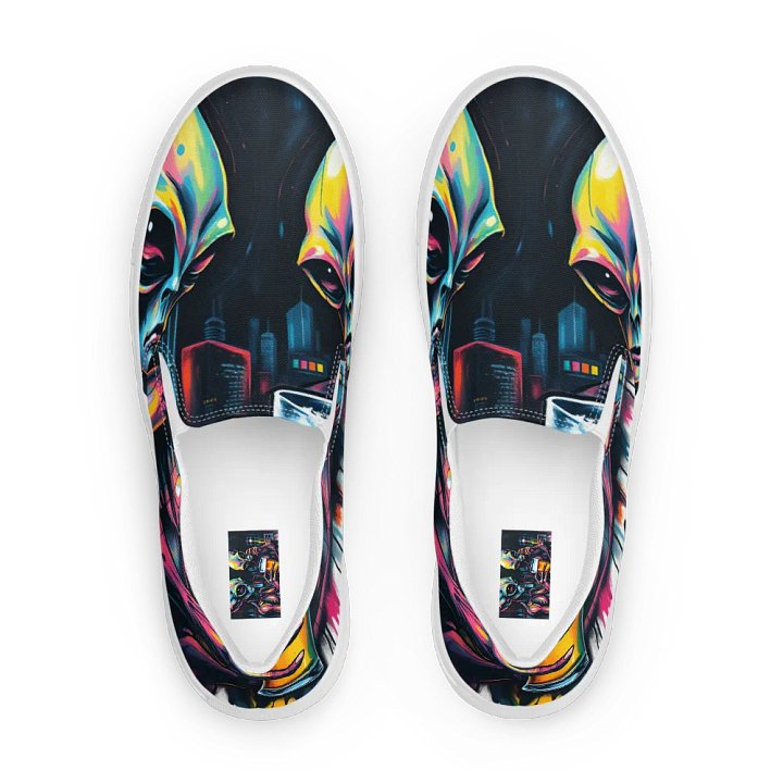 women's Extraterrestrial Urban Vibes Slip-Ons canvas shoes product image (1)