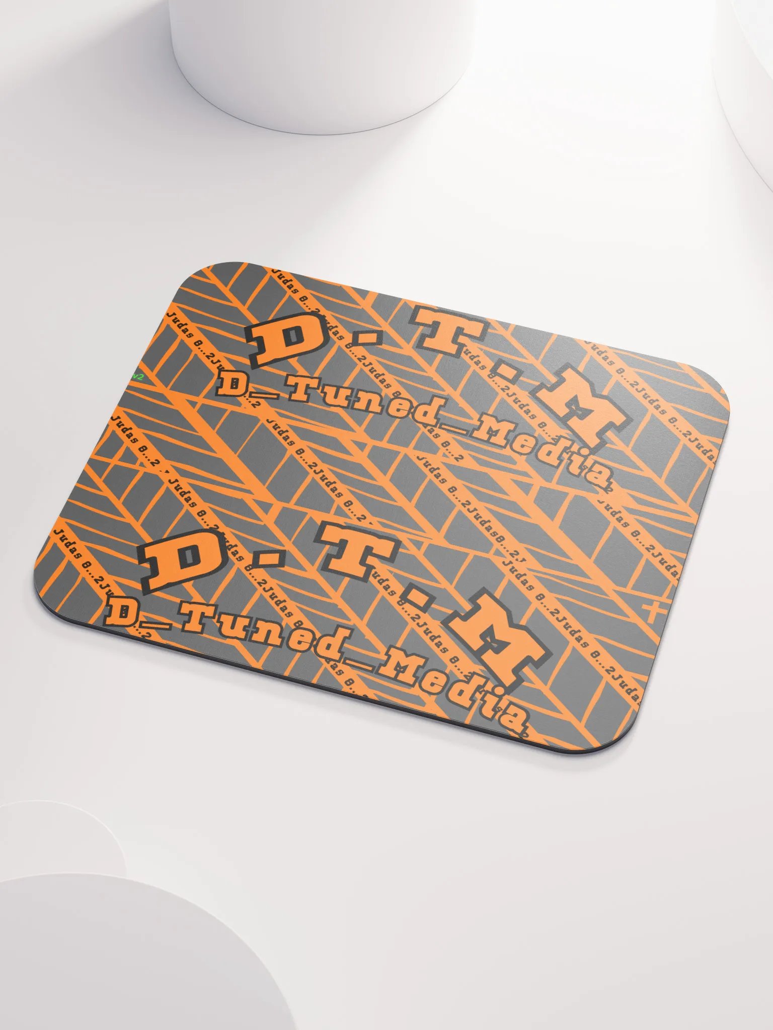 Bold Orange Classic Mouse Pad product image (3)