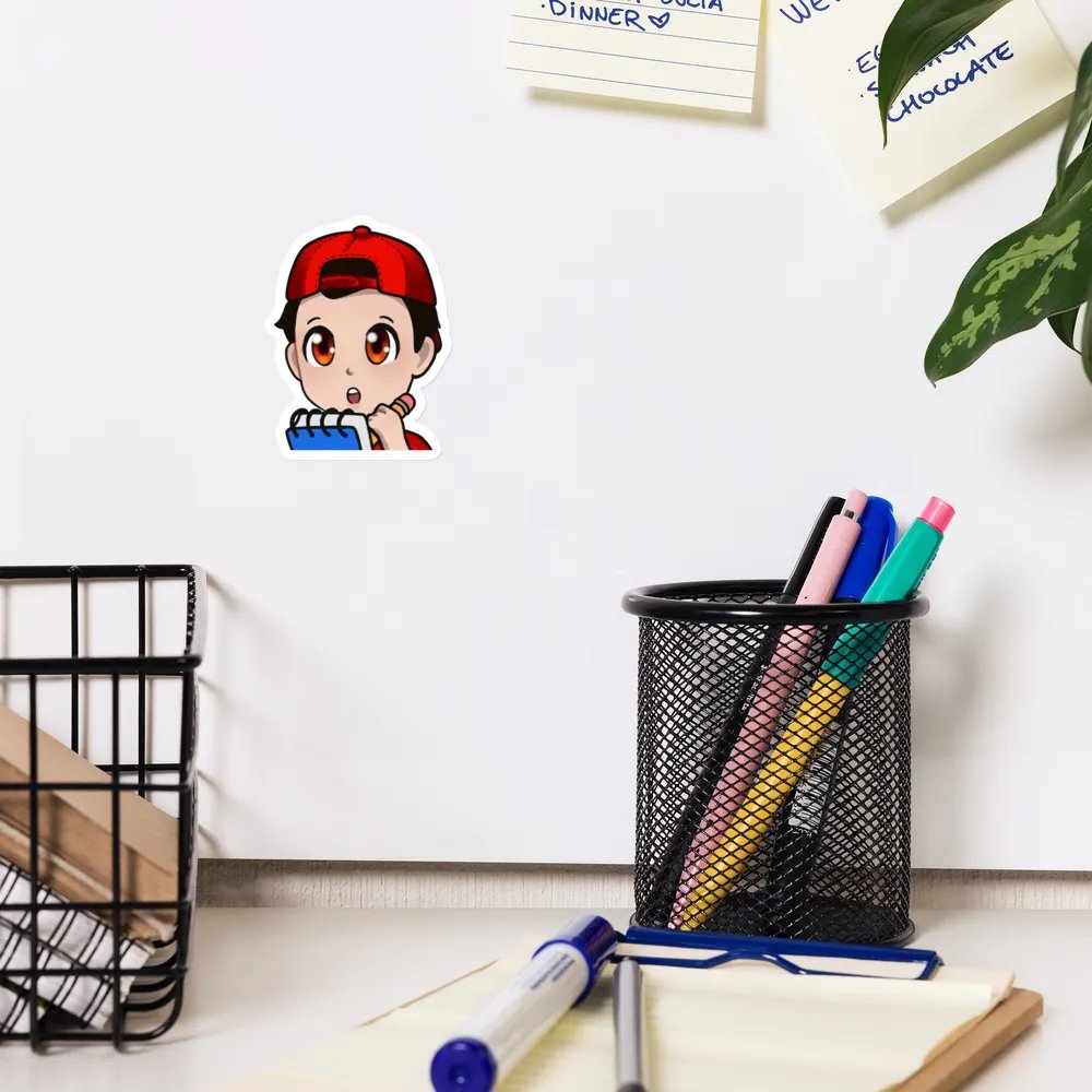 Eddie18 Taking Notes Die-Cut Magnets product image (10)
