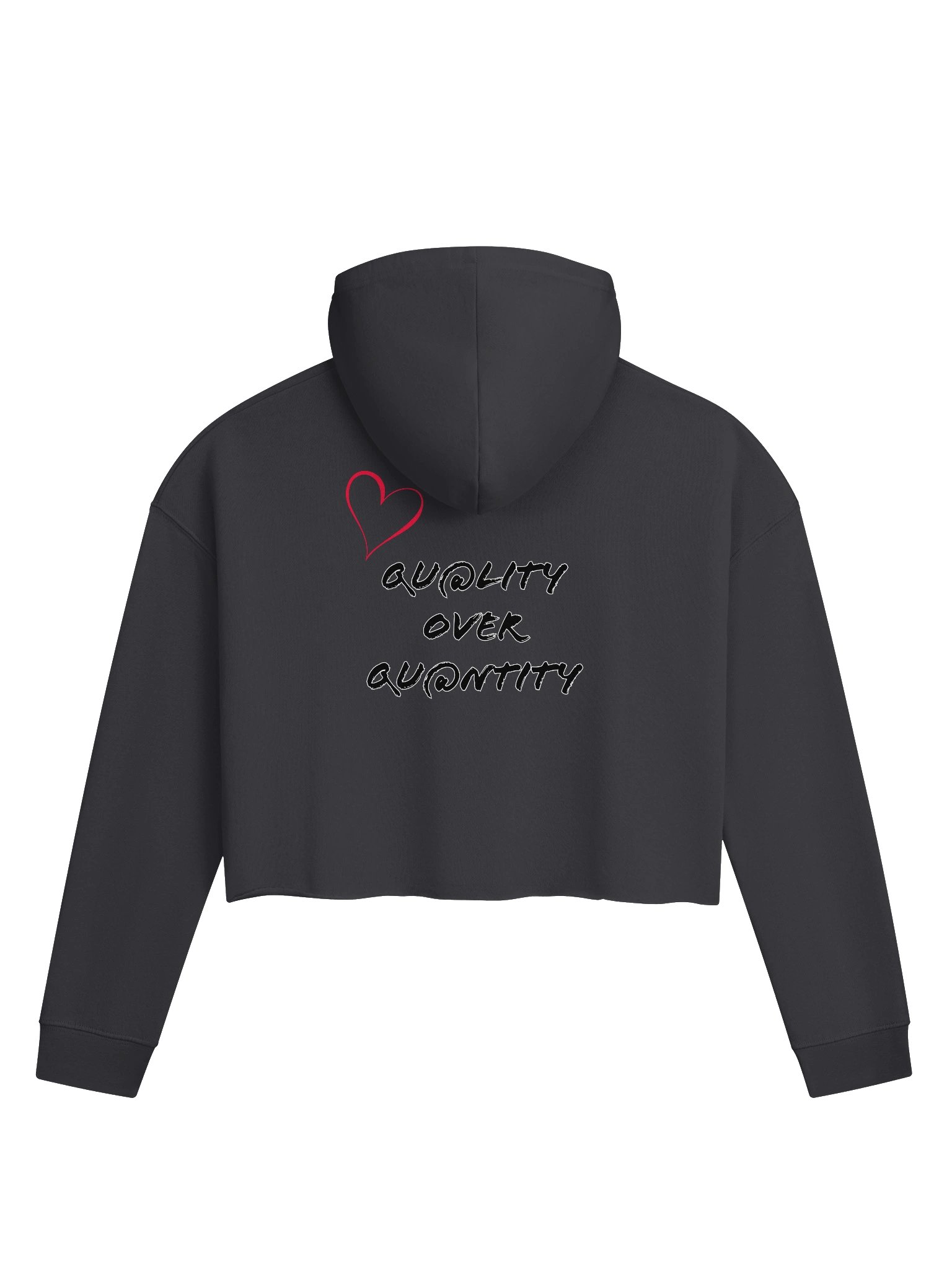 Blackout Chic QH Cropped Hoodie product image (8)