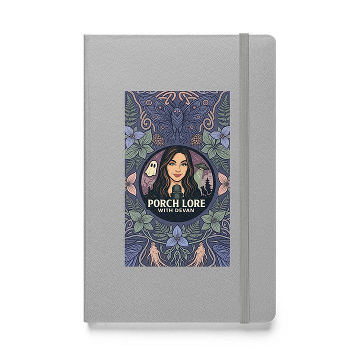 PORCH LORE DEVAN PERIWINKLE MOTH HARDCOVER NOTEBOOK product image (2)