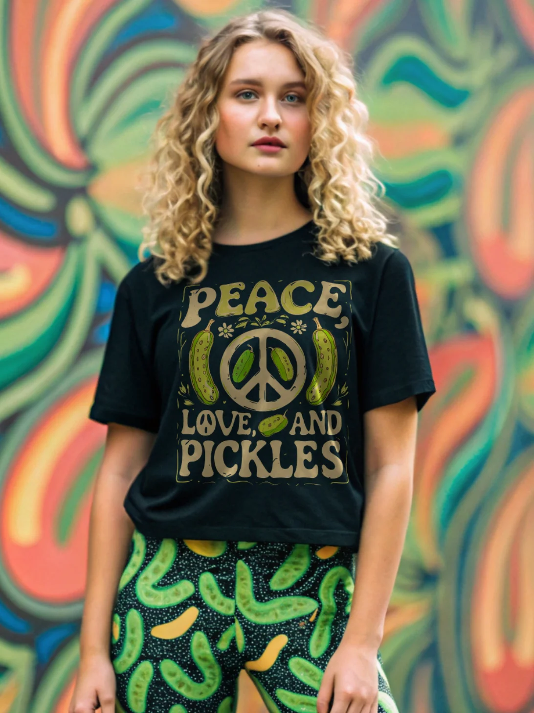 Peace, Love, and Pickles T-Shirt product image (2)