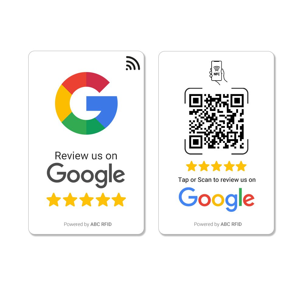 Google Review Card (NFC Tap + QR Code) product image (1)