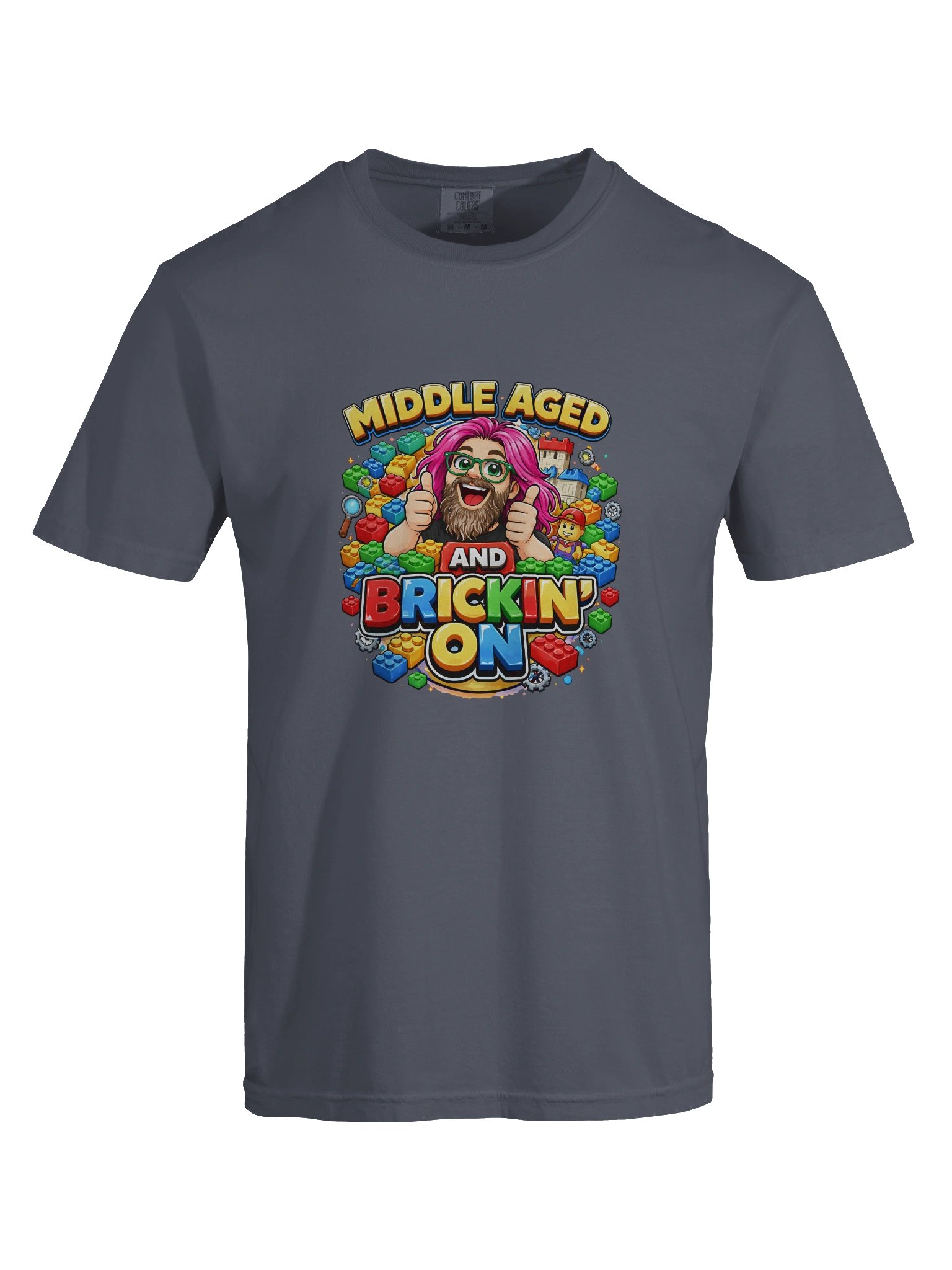 Middle Aged and Brickin' On T-Shirt product image (53)