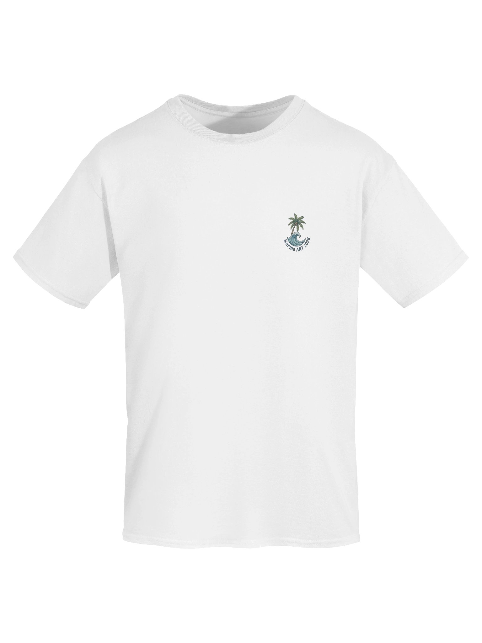 Karma Is A... Retro Beach Vibes Unisex T-Shirt – Karma ART 2026 Edition product image (7)
