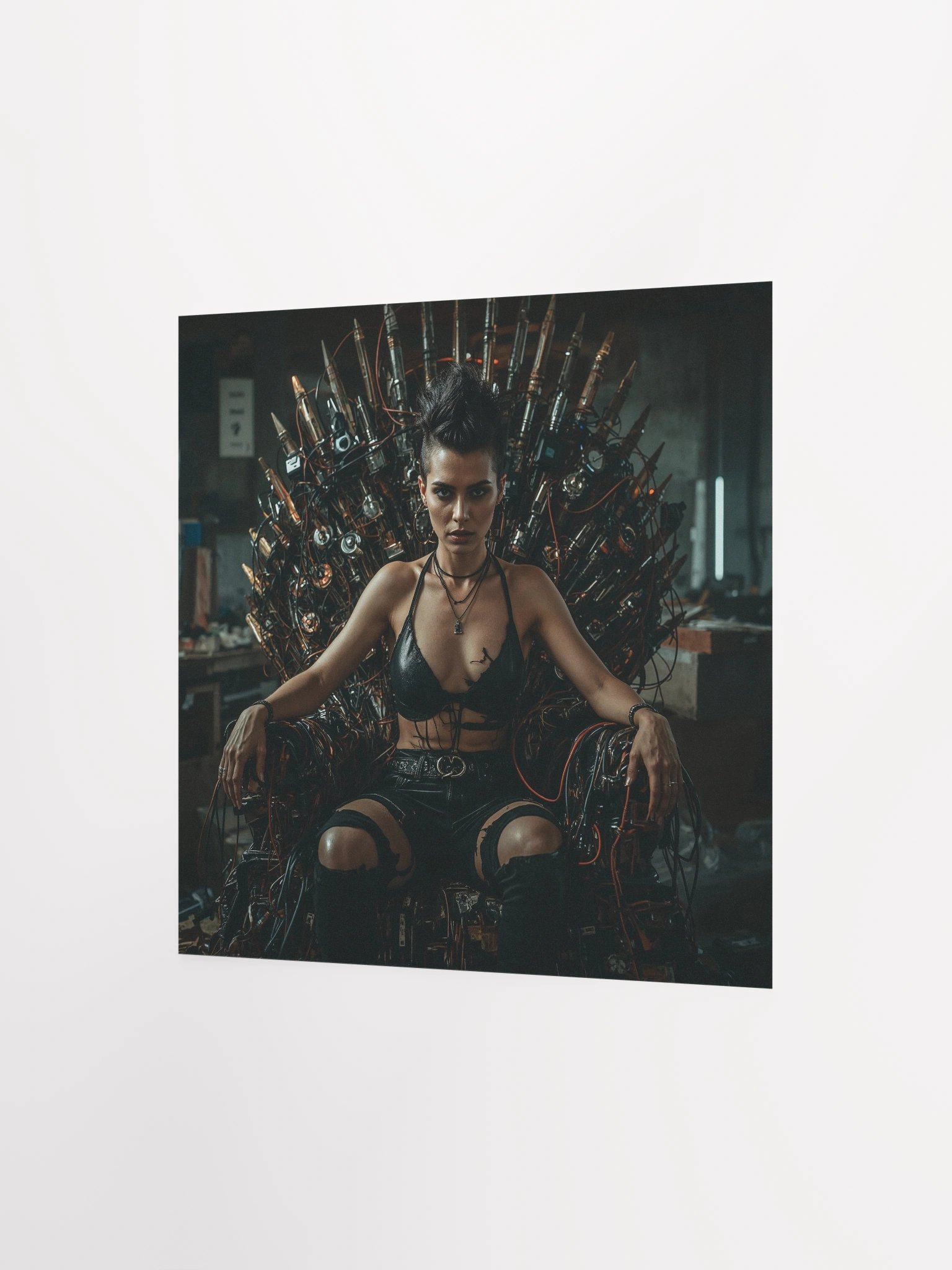 Wired Throne Matte Poster product image (9)