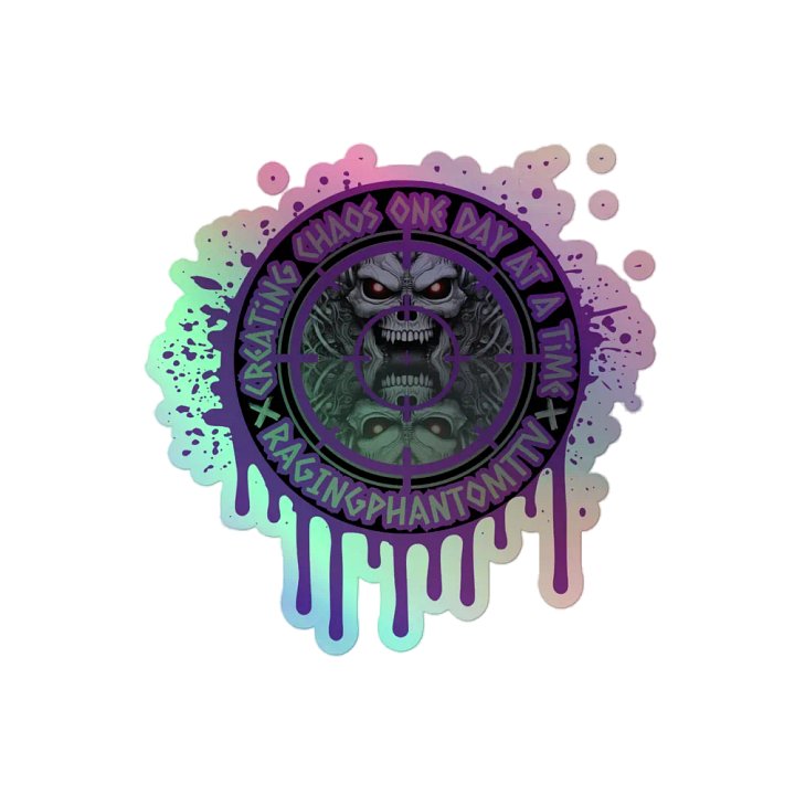 Holographic Rage sticker product image (2)