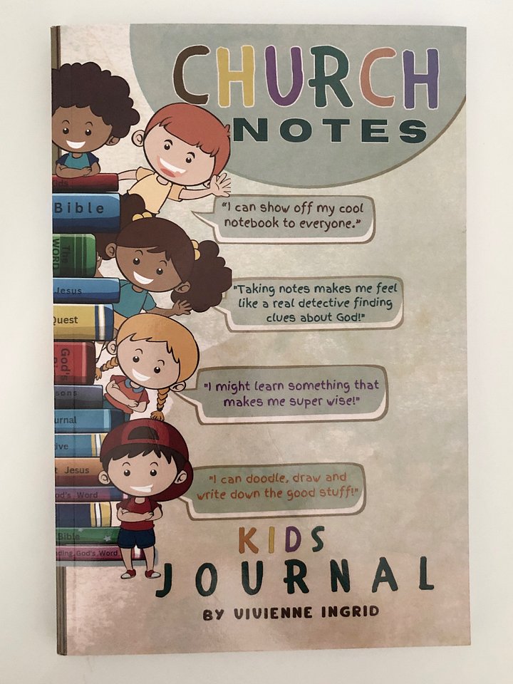 Church Notes Journal. 52 -Week Kids Interactive Notebook Journal product image (1)