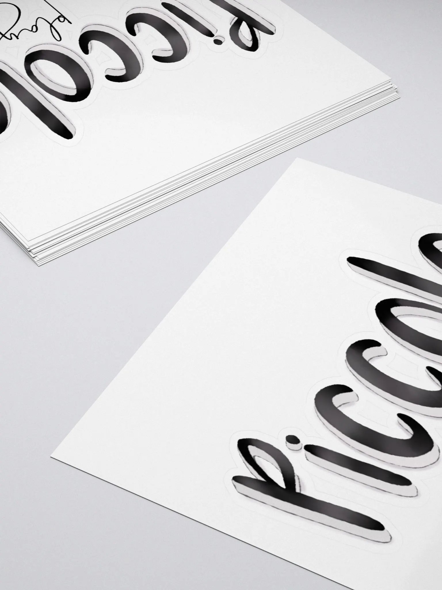3D Piccolo Player Typography Sticker product image (4)
