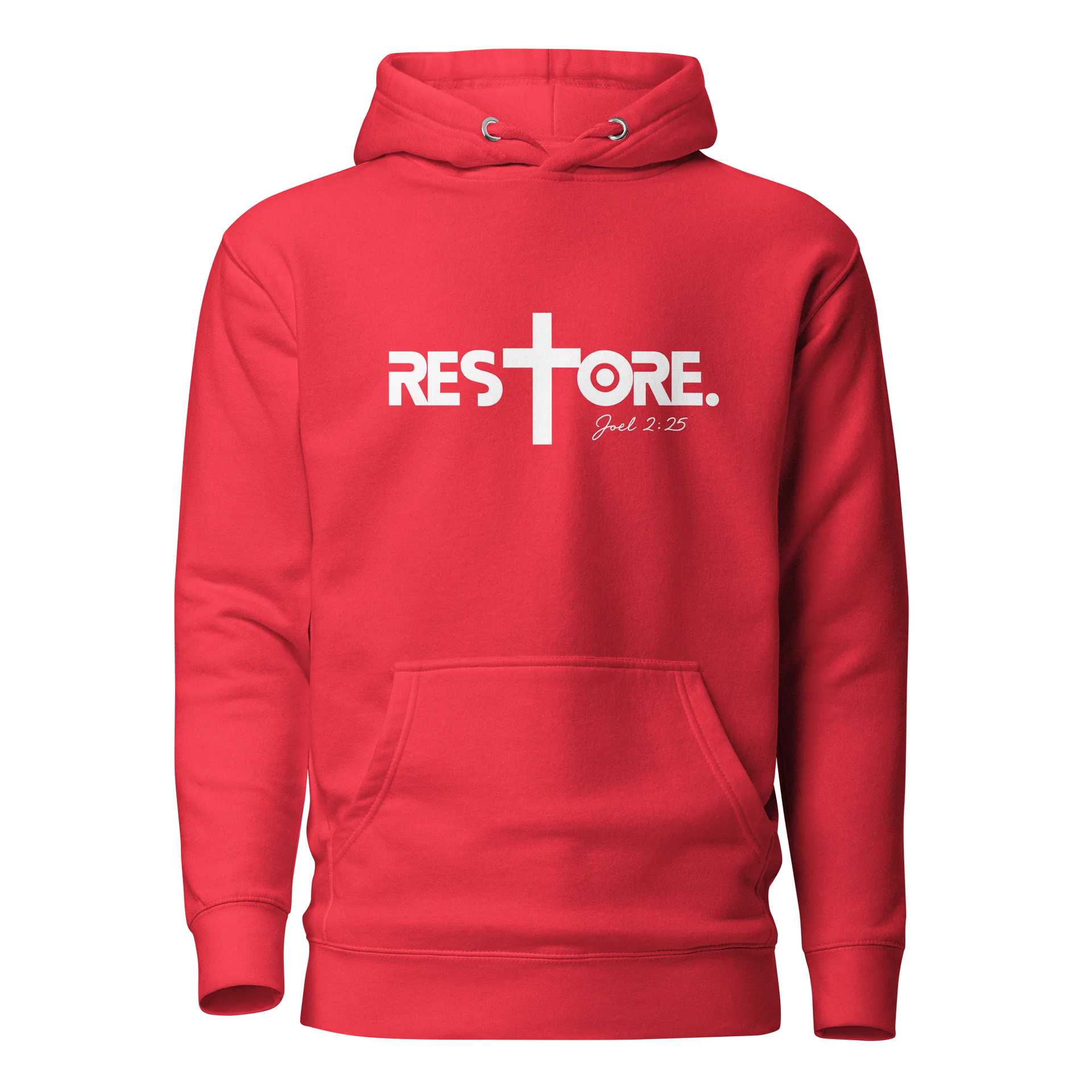 RESTORE™ | Minimalist Jesus Cross Hoodie | Inspirational Streetwear product image (1)